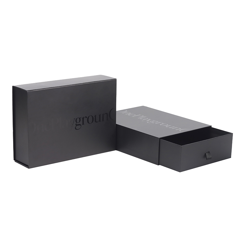 Hot selling custom cardboard box slide essential oil packaging box slim drawer box with foam insert