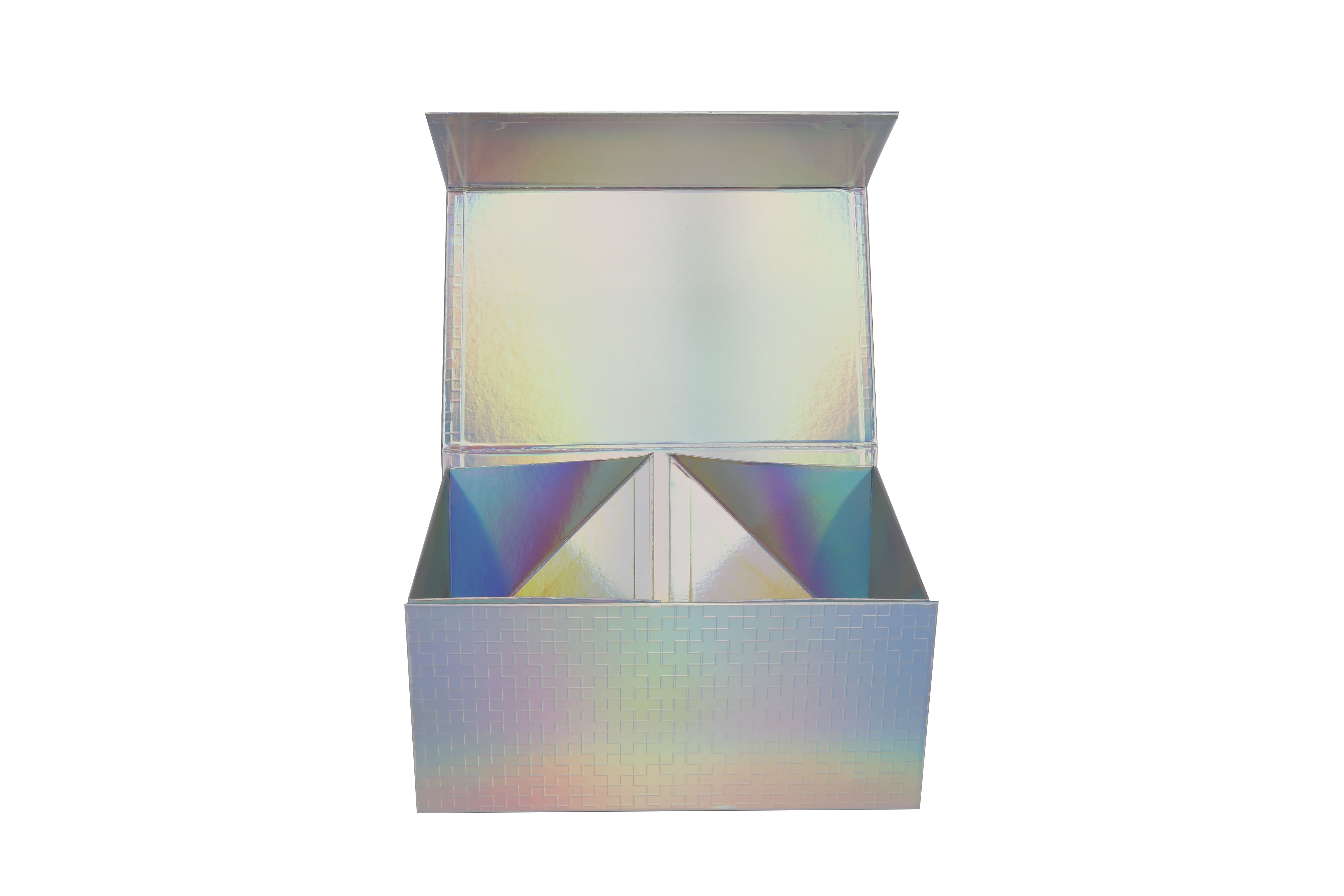 Custom foldable paper gold gift boxes folding cardboard false package luxury press on nails packaging box