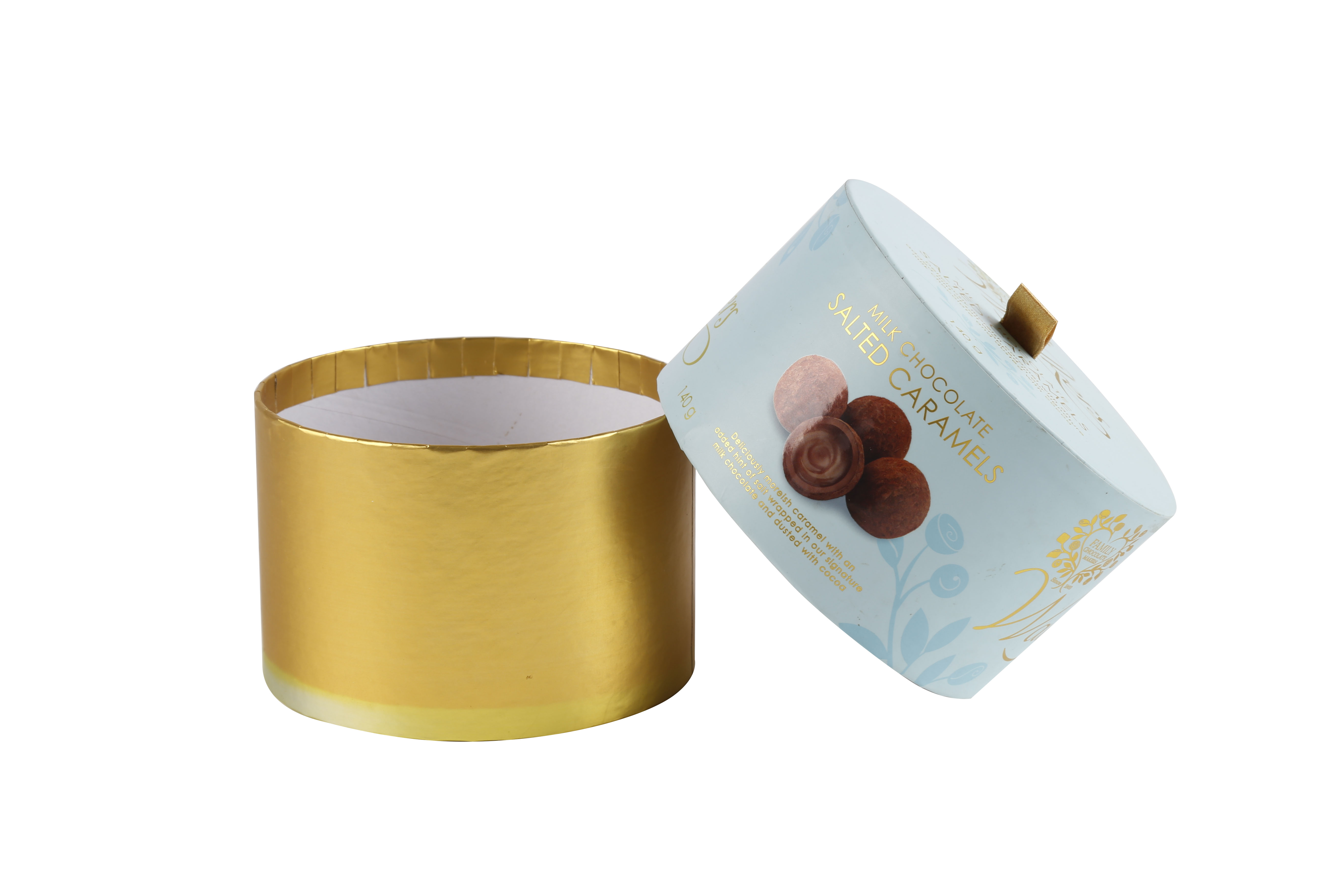 Wholesale custom logo printed round hair stick wig product packaging box black paper tube for electronics packaging