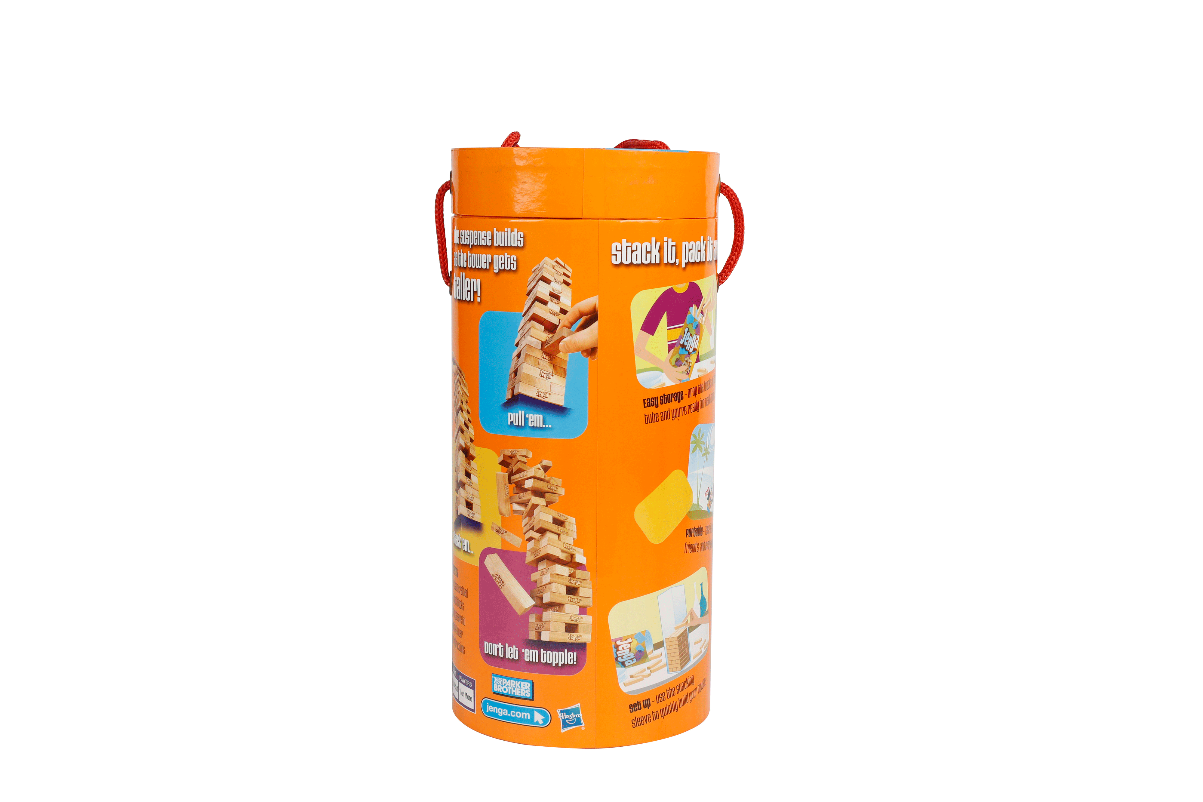 Customized logo printed round eco building blocks boxes packaging custom biodegradable round cylinder paper tube