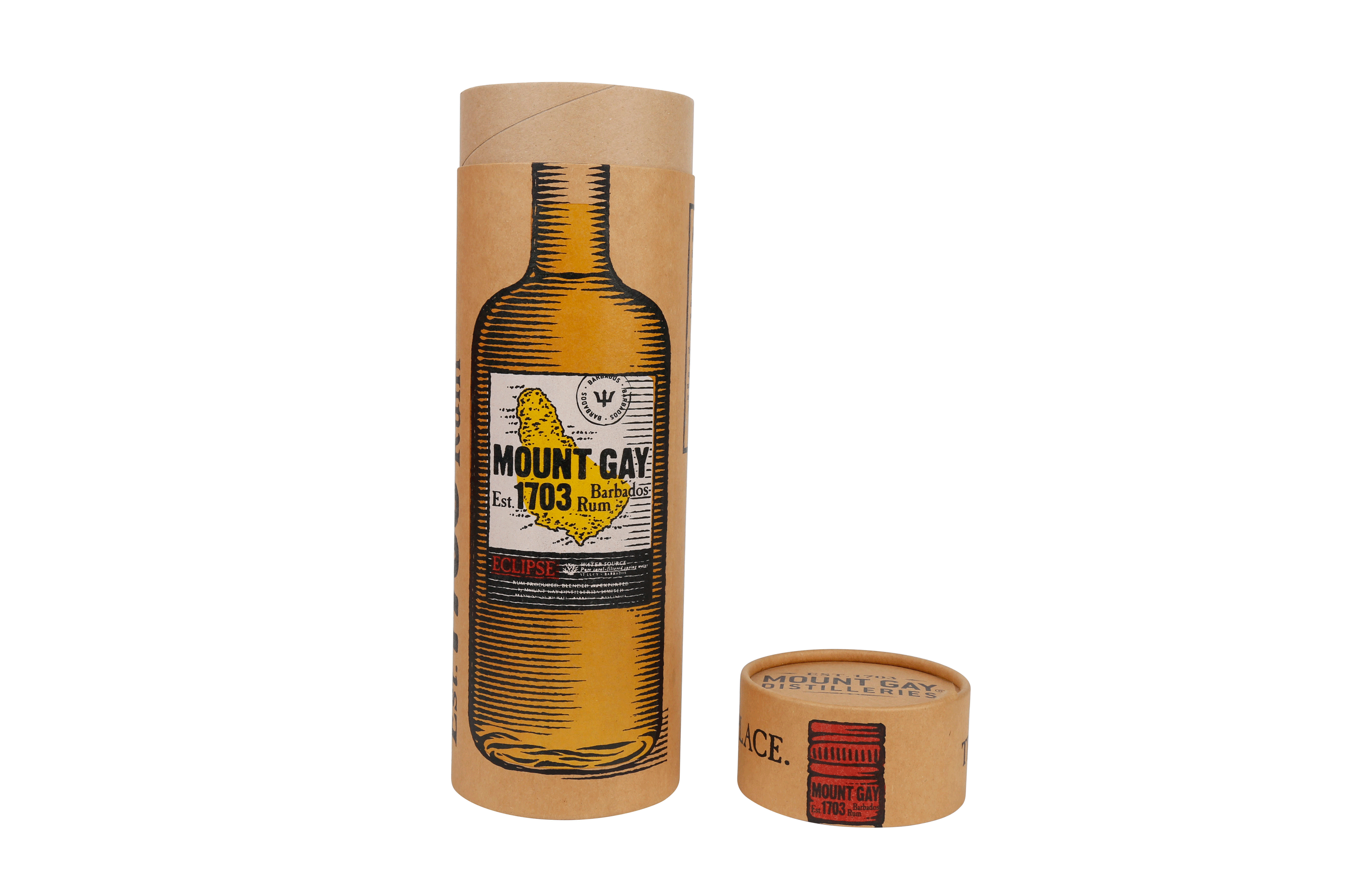 Custom design wine bottle paper tube cardboard glass packaging shipping box cylinder round wine box