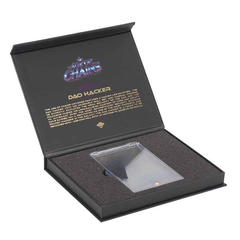 Hot large black custom logo gift box magnetic closure hard rigid cardboard packaging box luxury clothing paper box