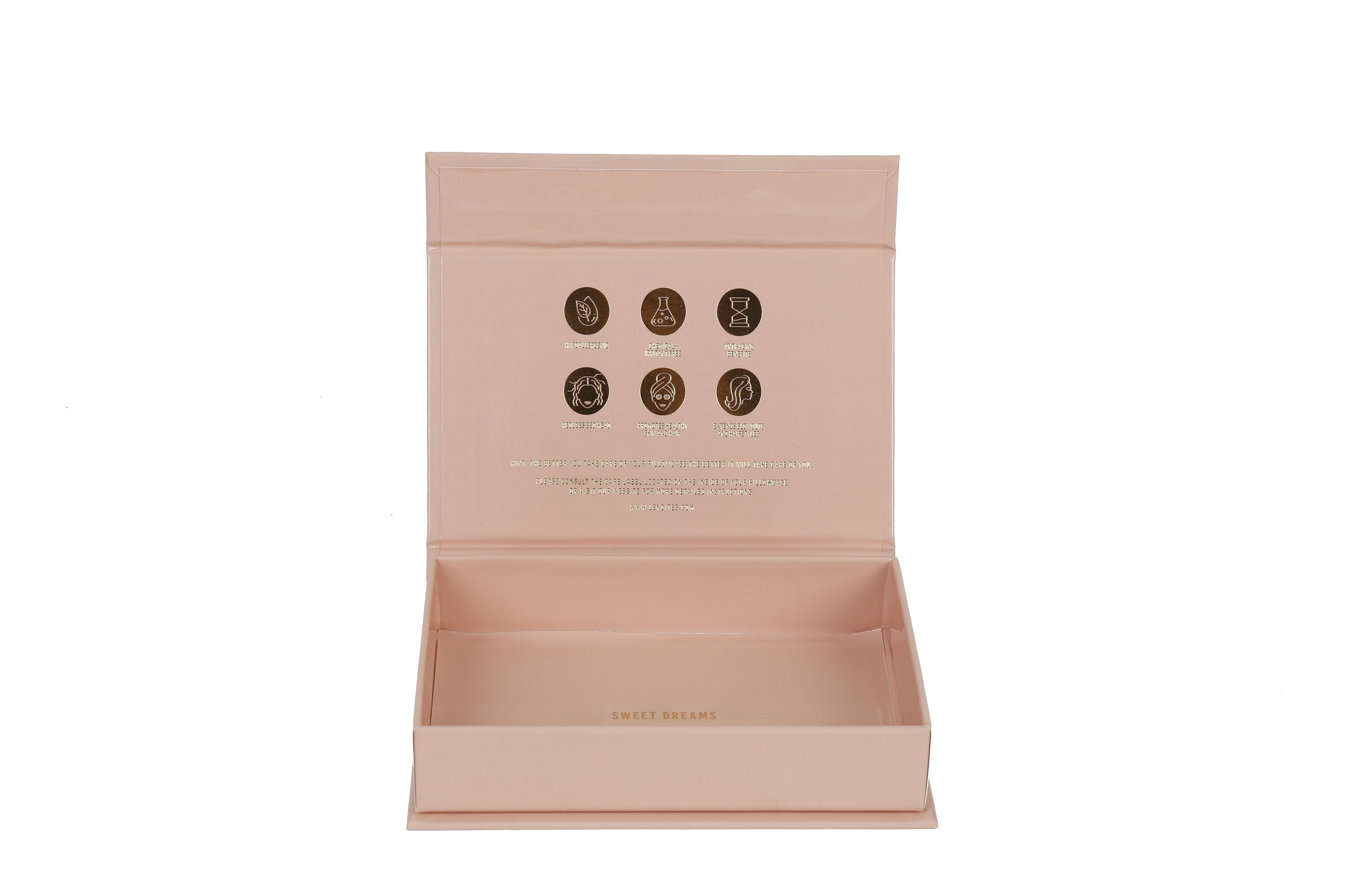 Flap Lid Packaging Cardboard Pink Hot Stamping Custom Gift Boxes Luxury Magnetic Box