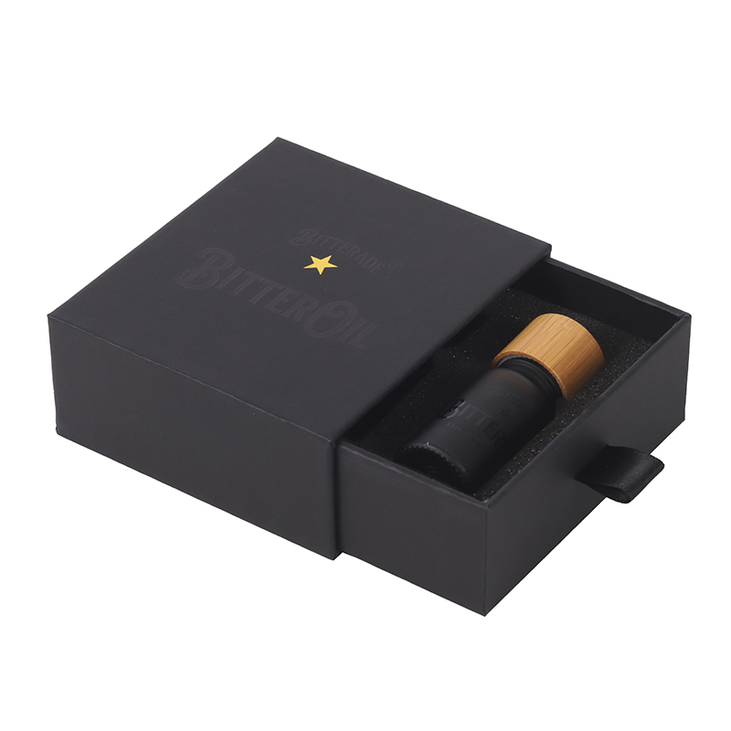 Wholesale customized cardboard slide out gift packaging match box with handle