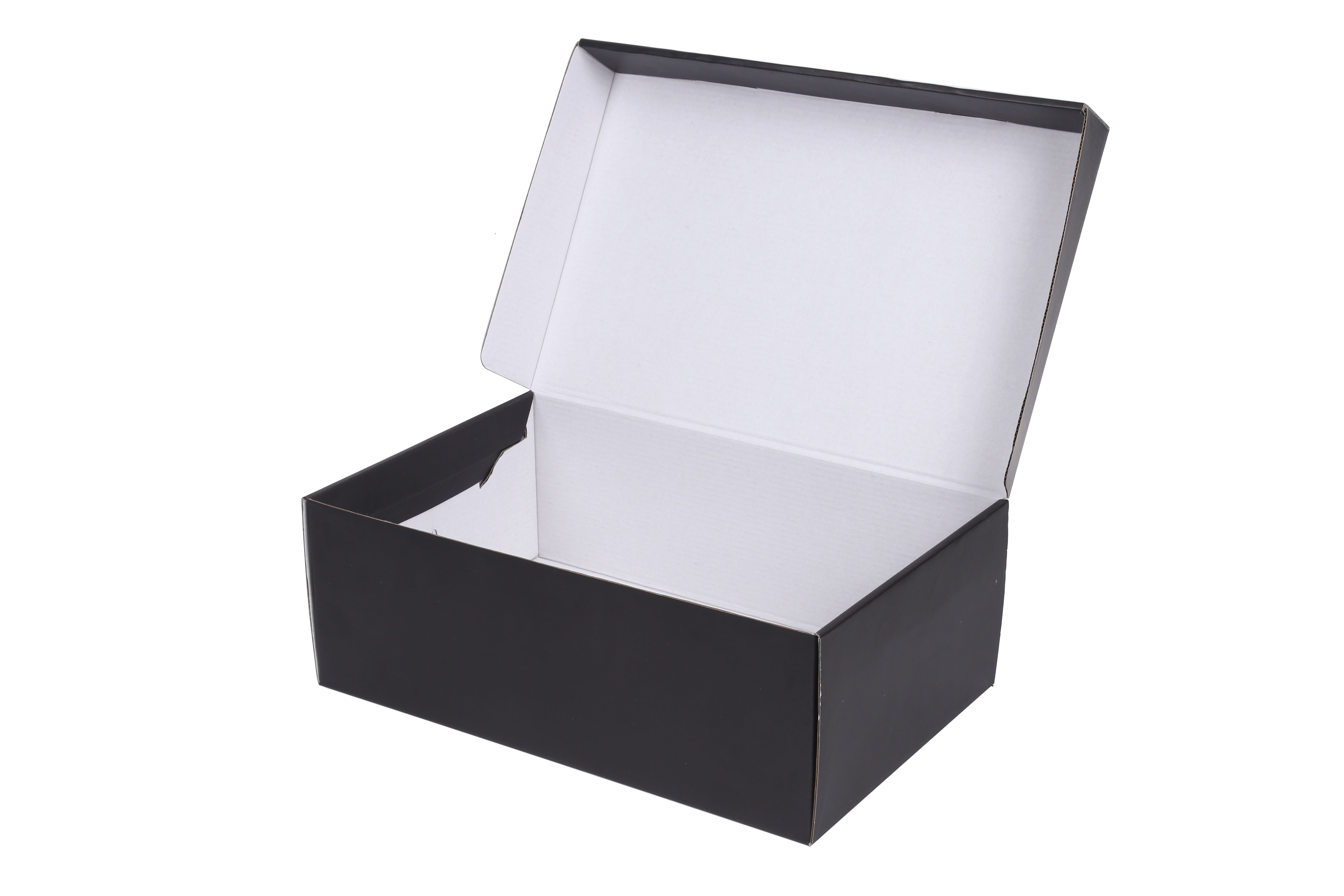 Manufacturer Large Color Printed Cardboard Black box Mailing Box Corrugated Custom Shipping Boxes with logo packaging