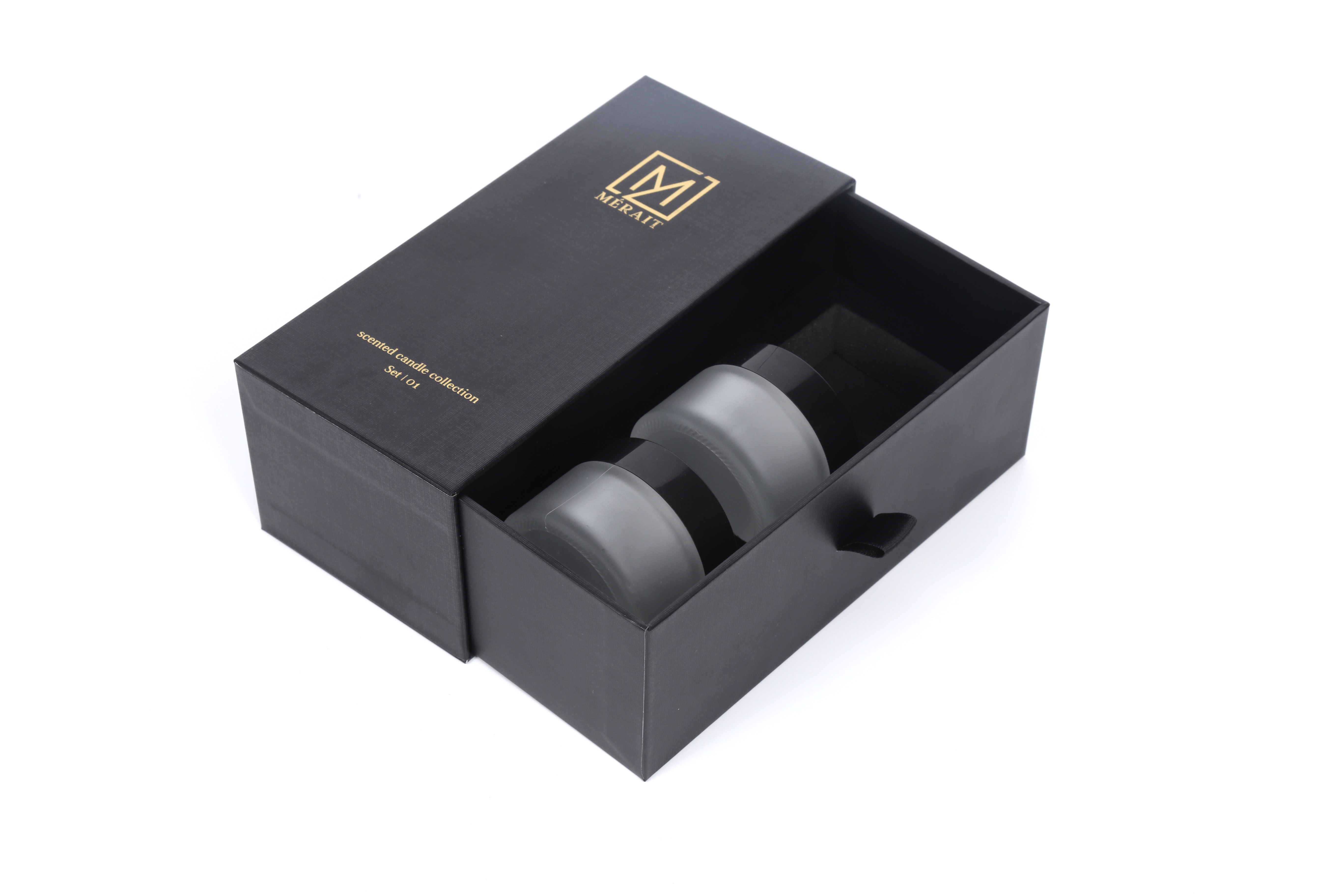 Custom logo luxury drawer box rigid cardboard gift  box