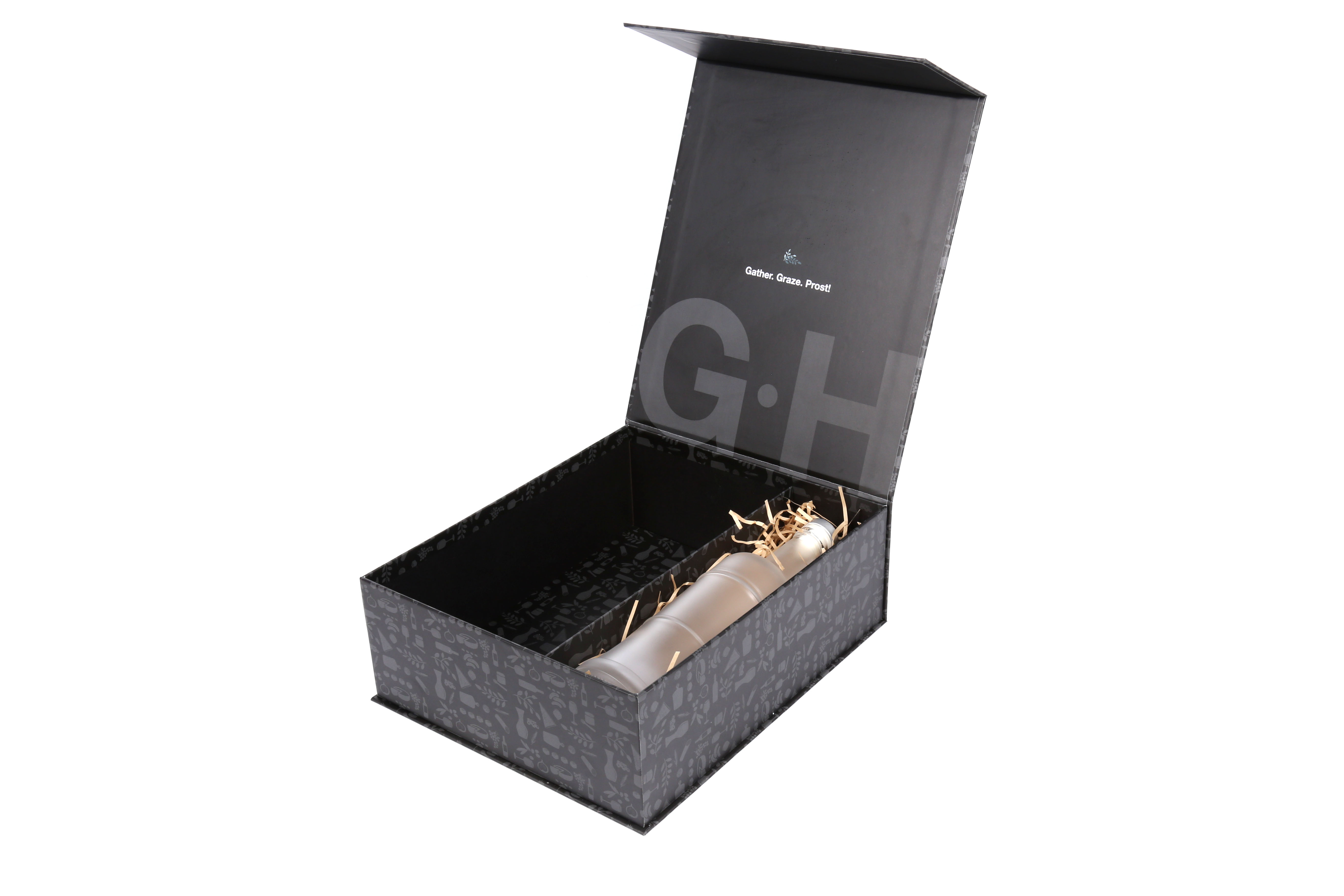 Eco Friendly Custom Luxury  Packaging Boxes Magnetic Box with Paper Card Insert