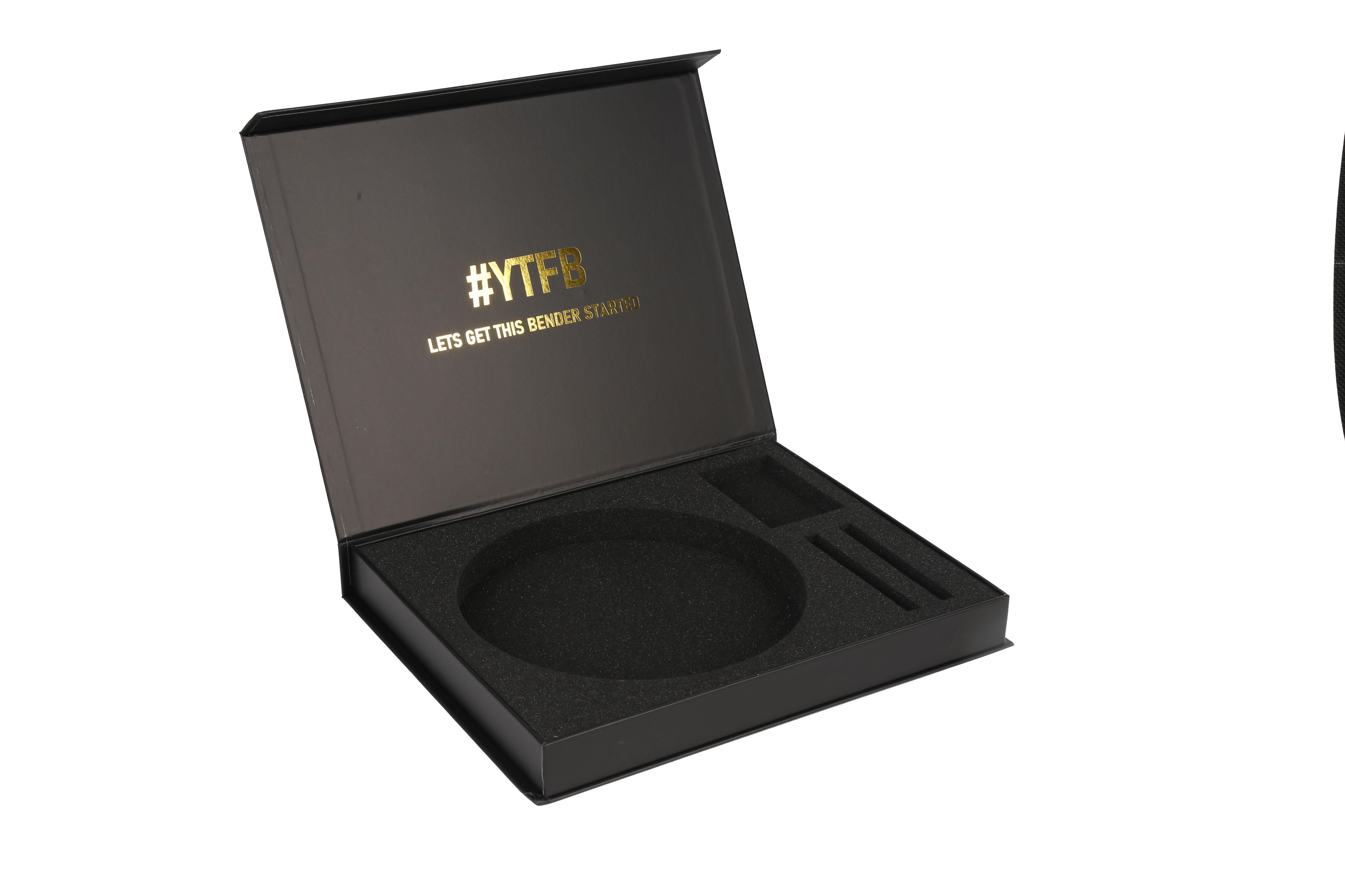 Custom Luxury Book Shaped Rigid Paper Box  Packaging Magnetic Gift Boxes With Foam Insert
