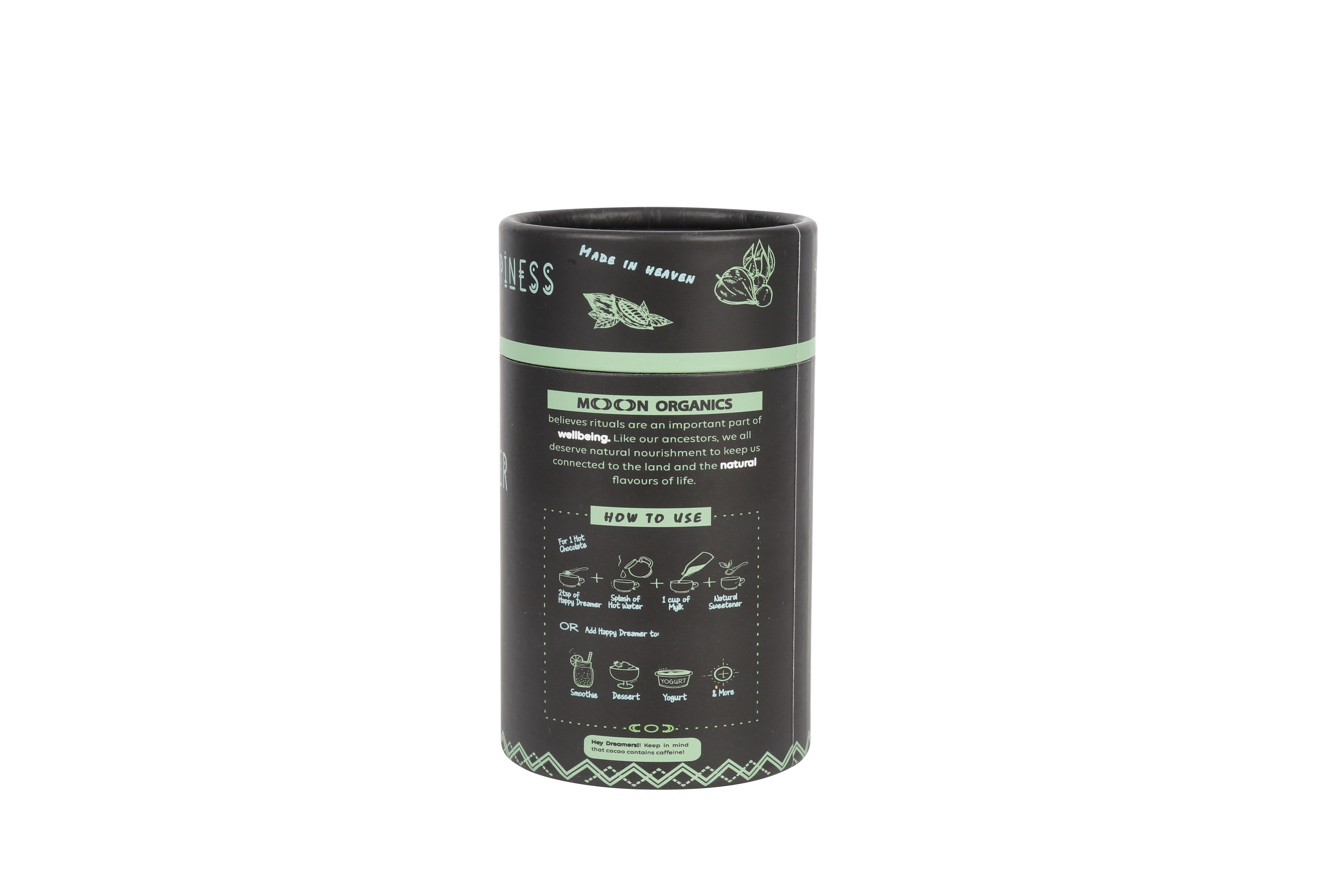 Custom paper tea tube packaging food grade cardboard cylinder container for coffee round box packaging