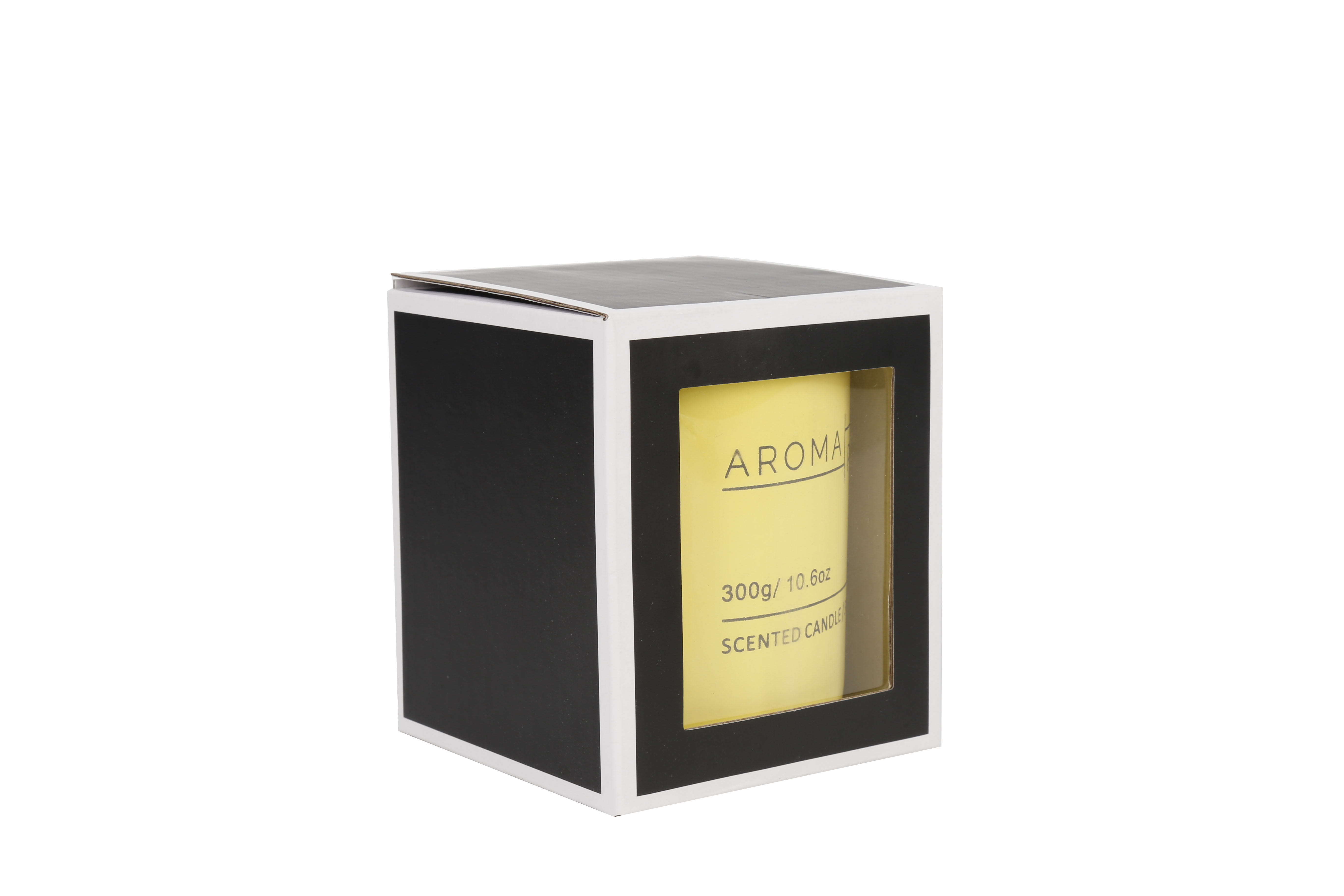 New design foldable corrugated shipping box window candle box biodegradable candle jars luxury packaging box for candles