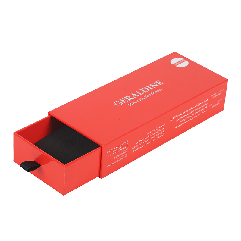 ECO friendly custom logo printed rigid recycle paper box slide eyelash box packaging cardboard drawer slide out gift box