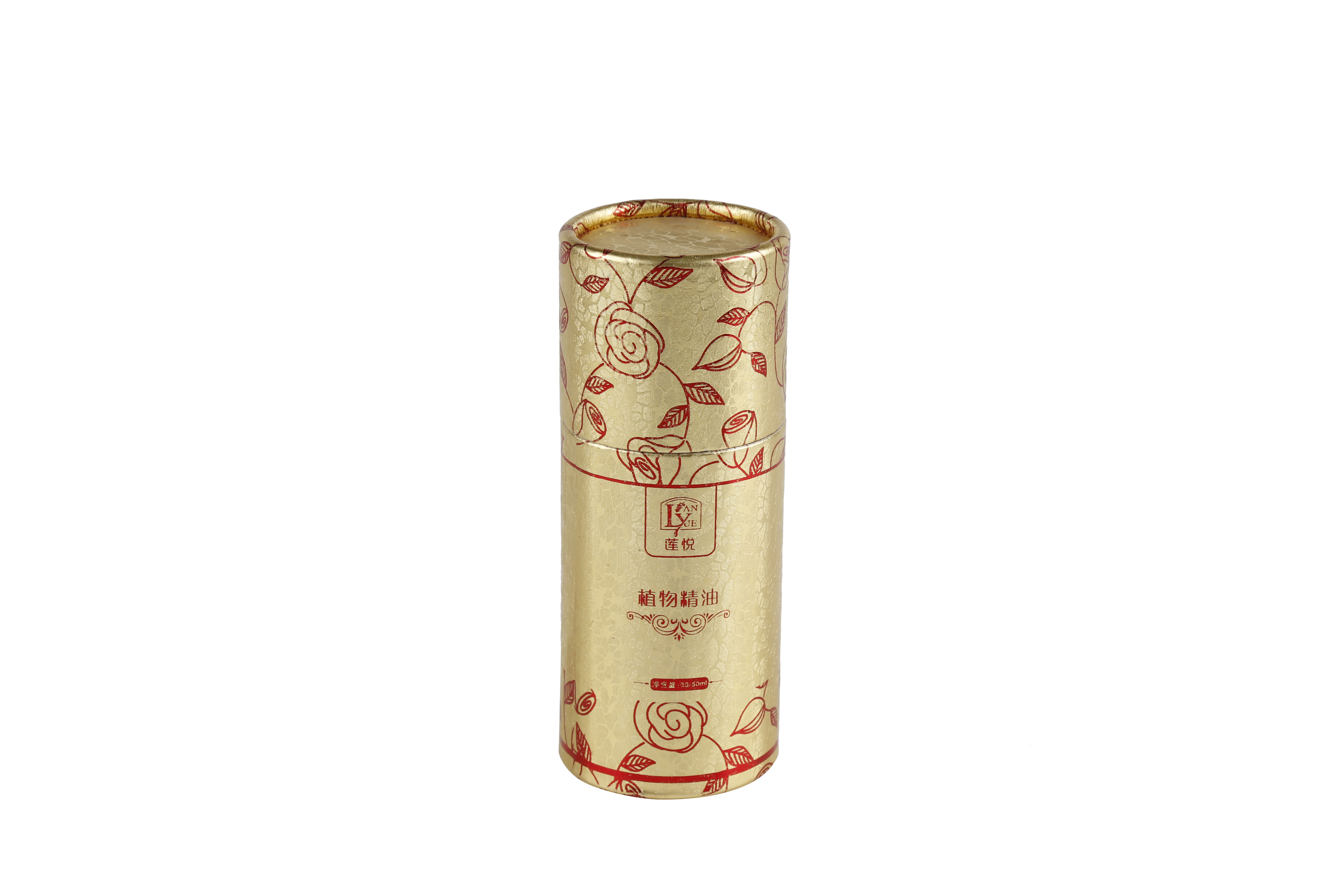 Luxury Custom Logo Kraft Paper Cardboard Gift Tea Bag Packaging Paper Cylinder Tube Box
