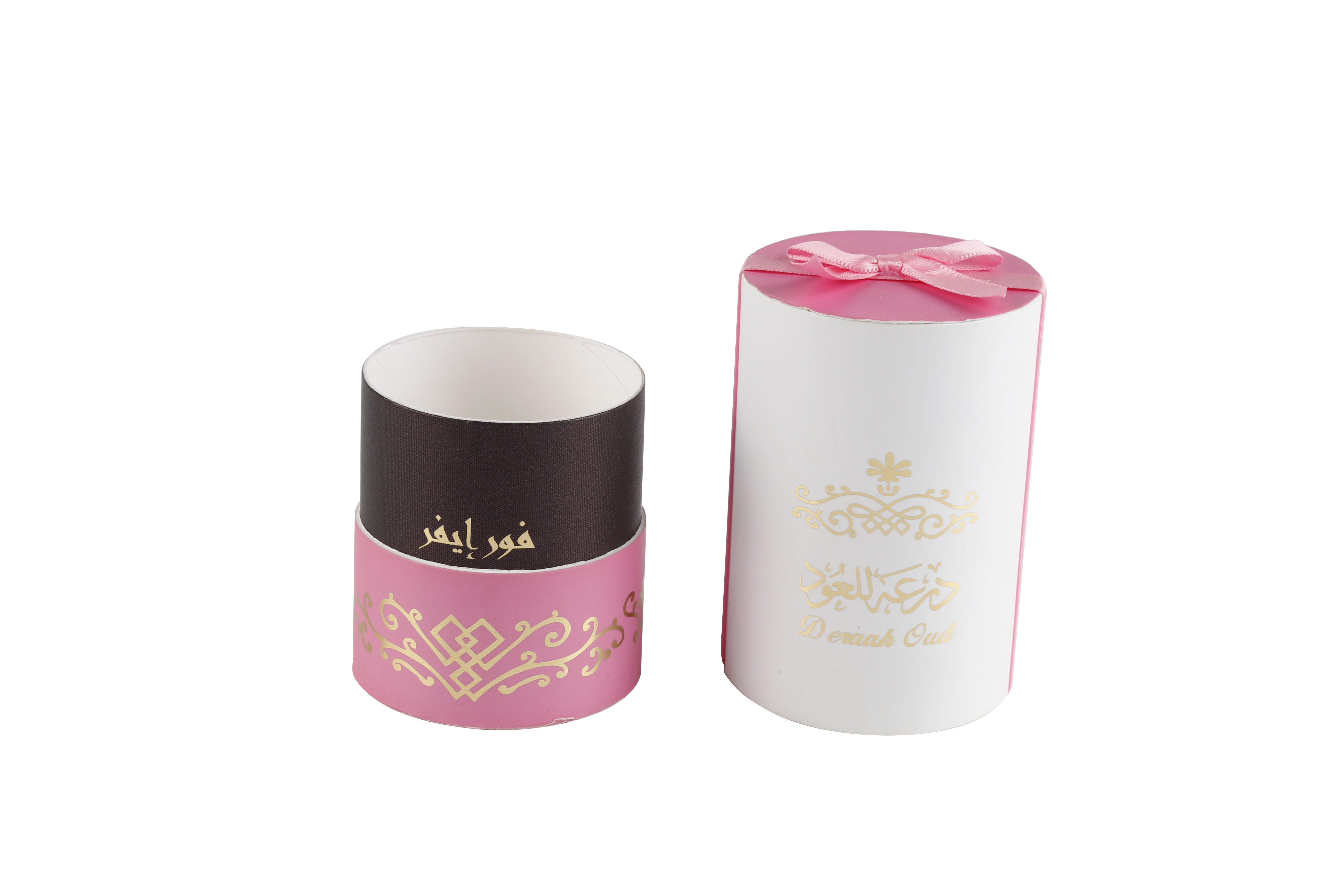 High quality eco friendly material round cylinder box white paper cardboard tube packaging