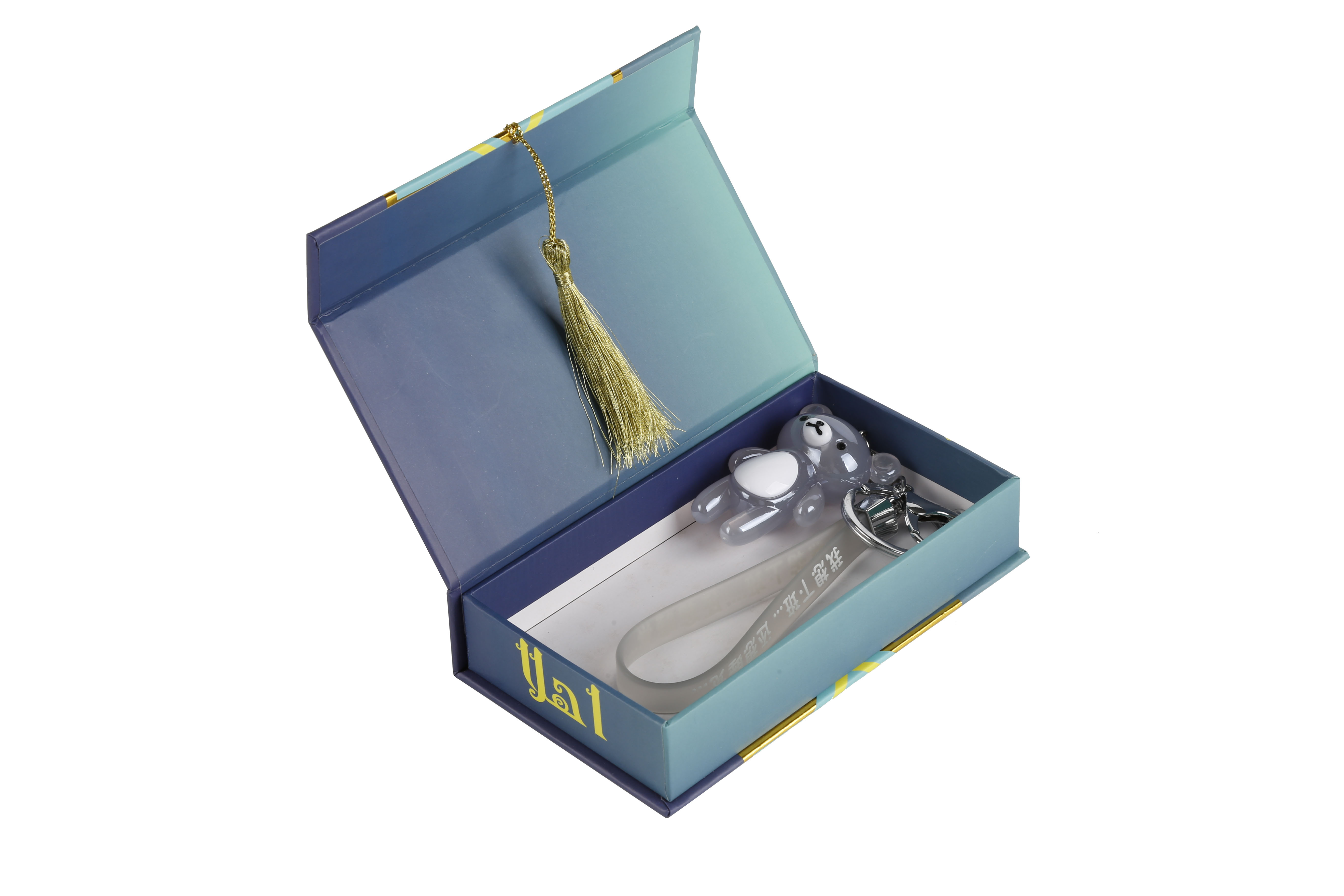 Customize paper  cardboard box  cylinder paper box  for packing key chains