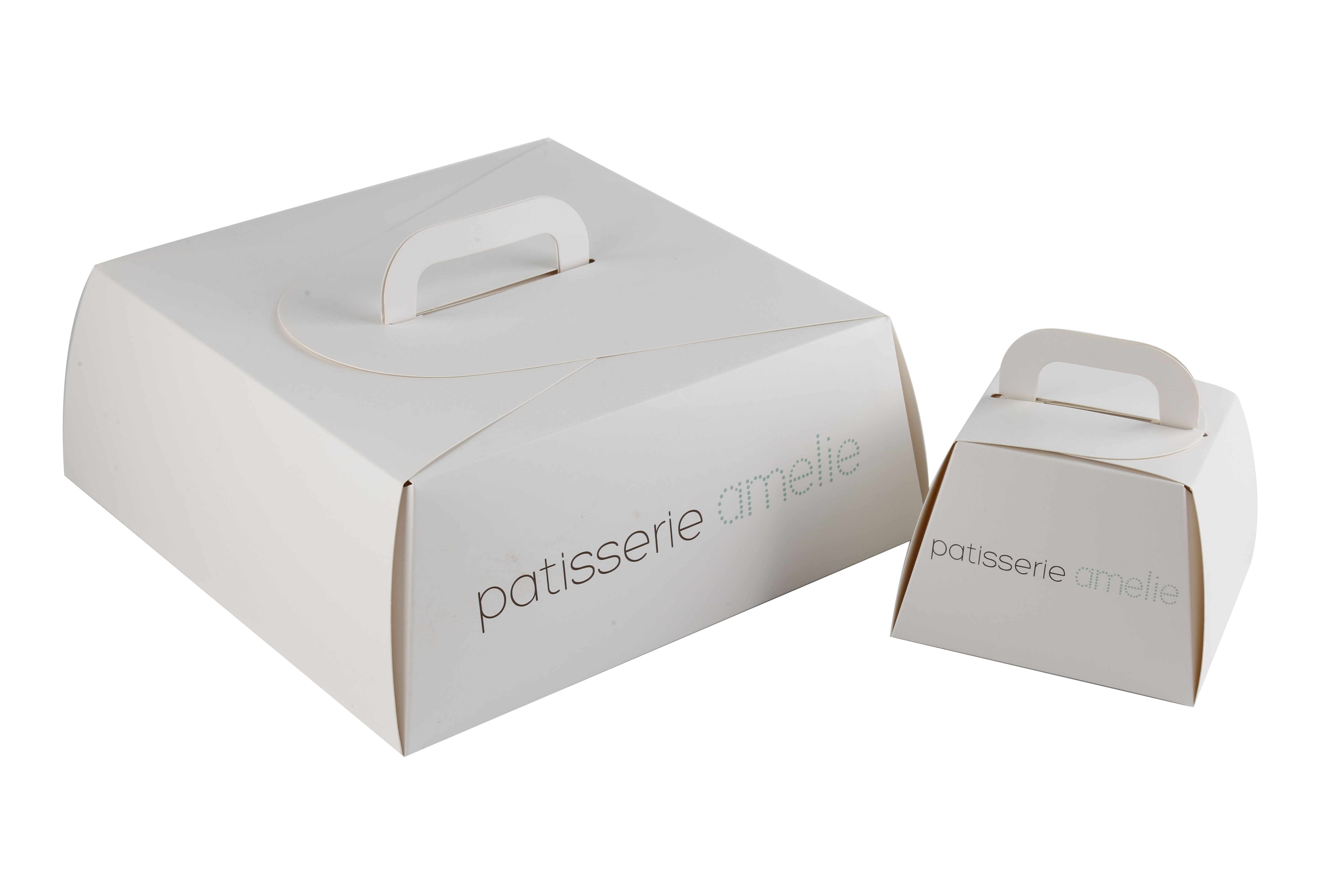 Customize   card box   flat cake box paper box for cake business