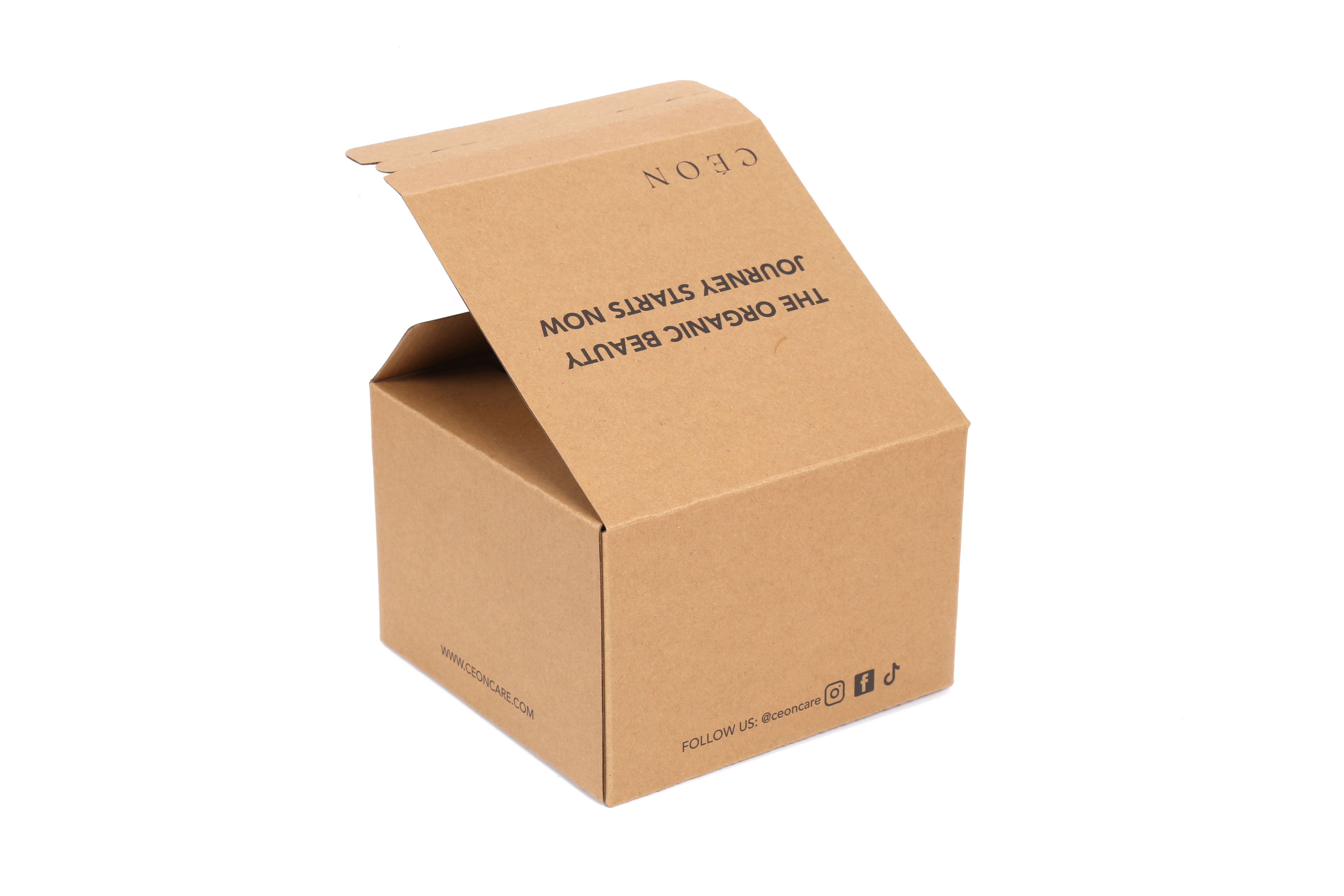 Customized  Corrugated Box Yellow Kraft Paper Box