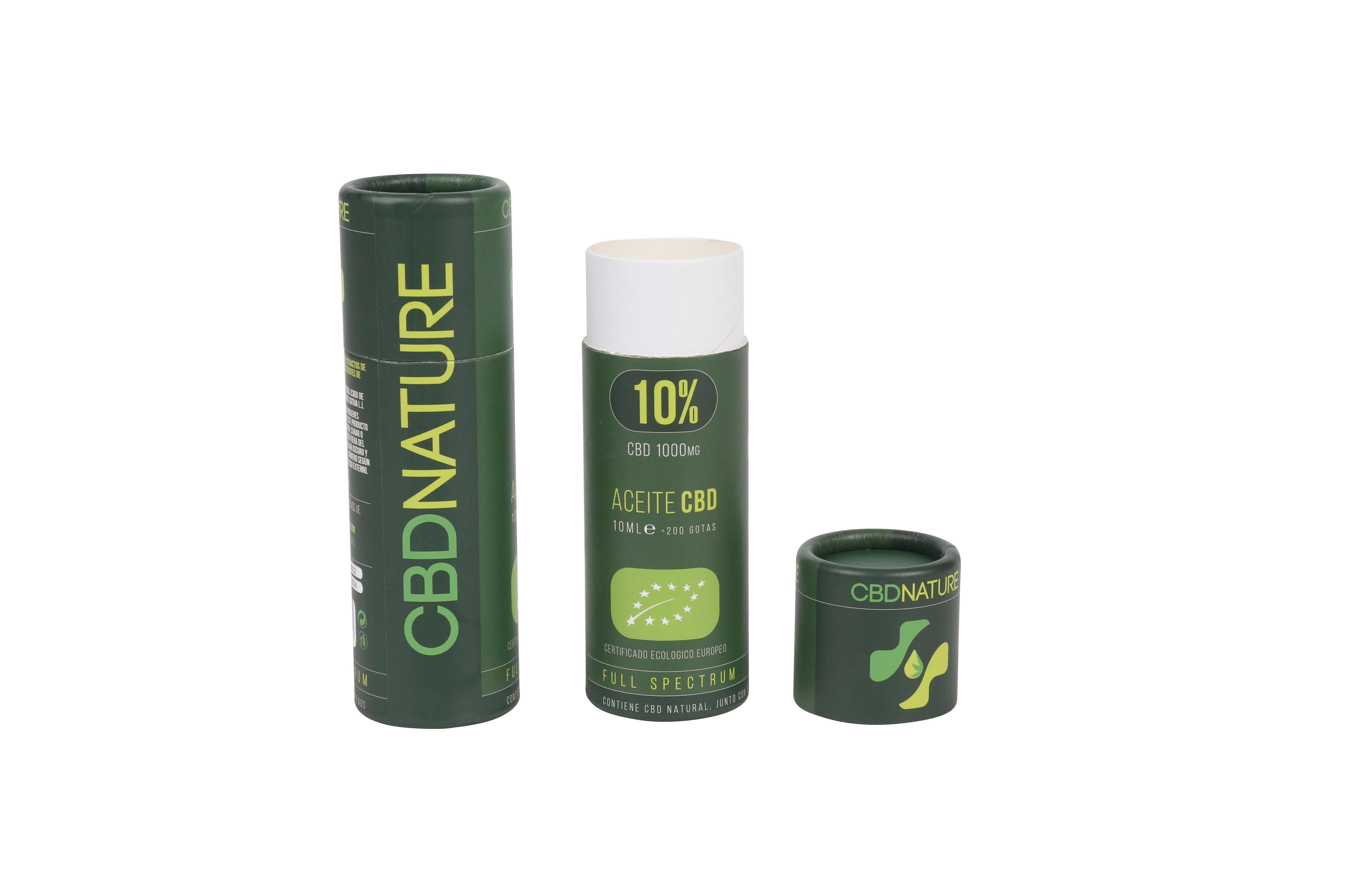 Custom eco friendly paper round box empty biodegradable cylinder box cardboard tube packaging box