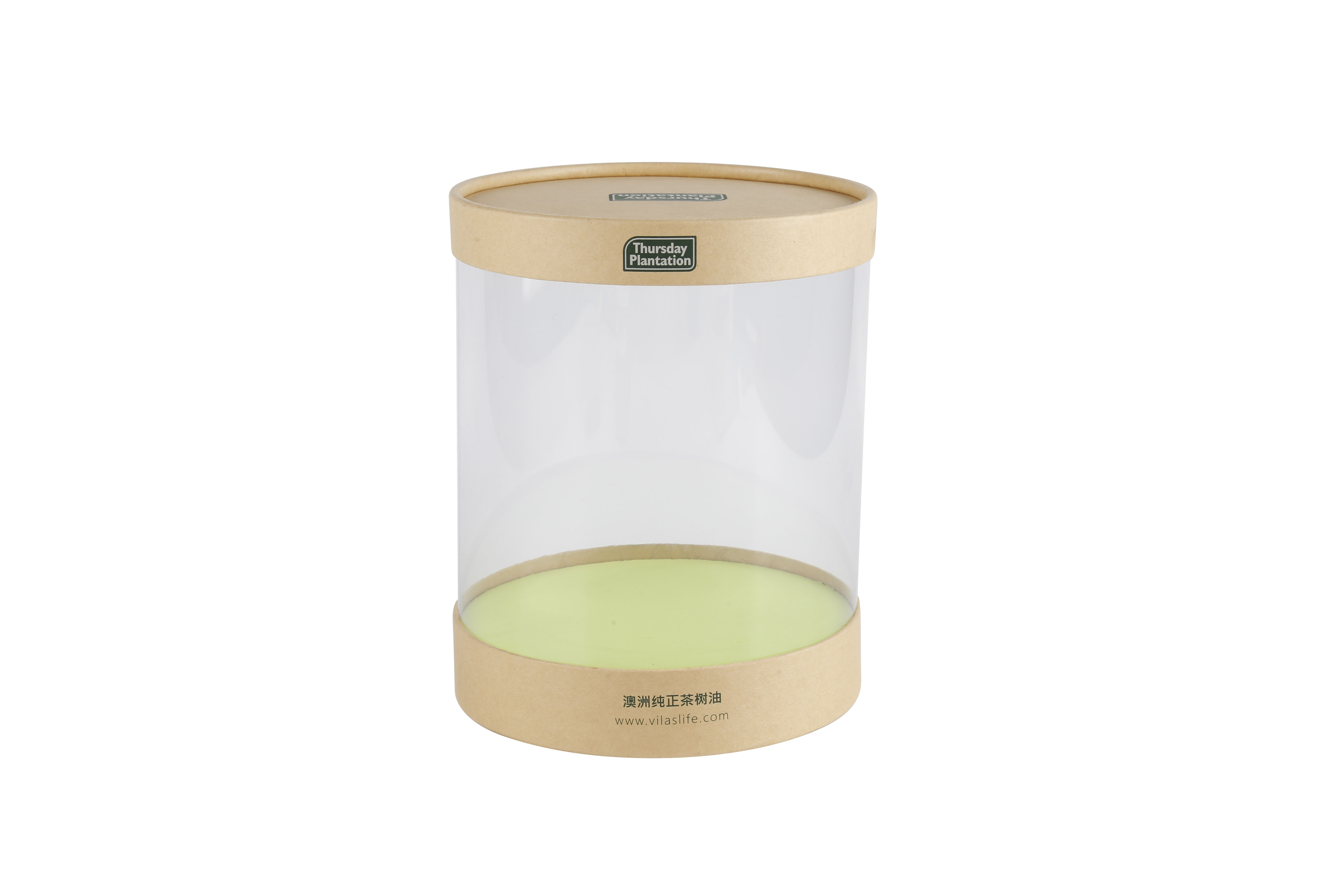 Customized Tube Container Clear round boxes packaging Transparent Cylinder round plastic box