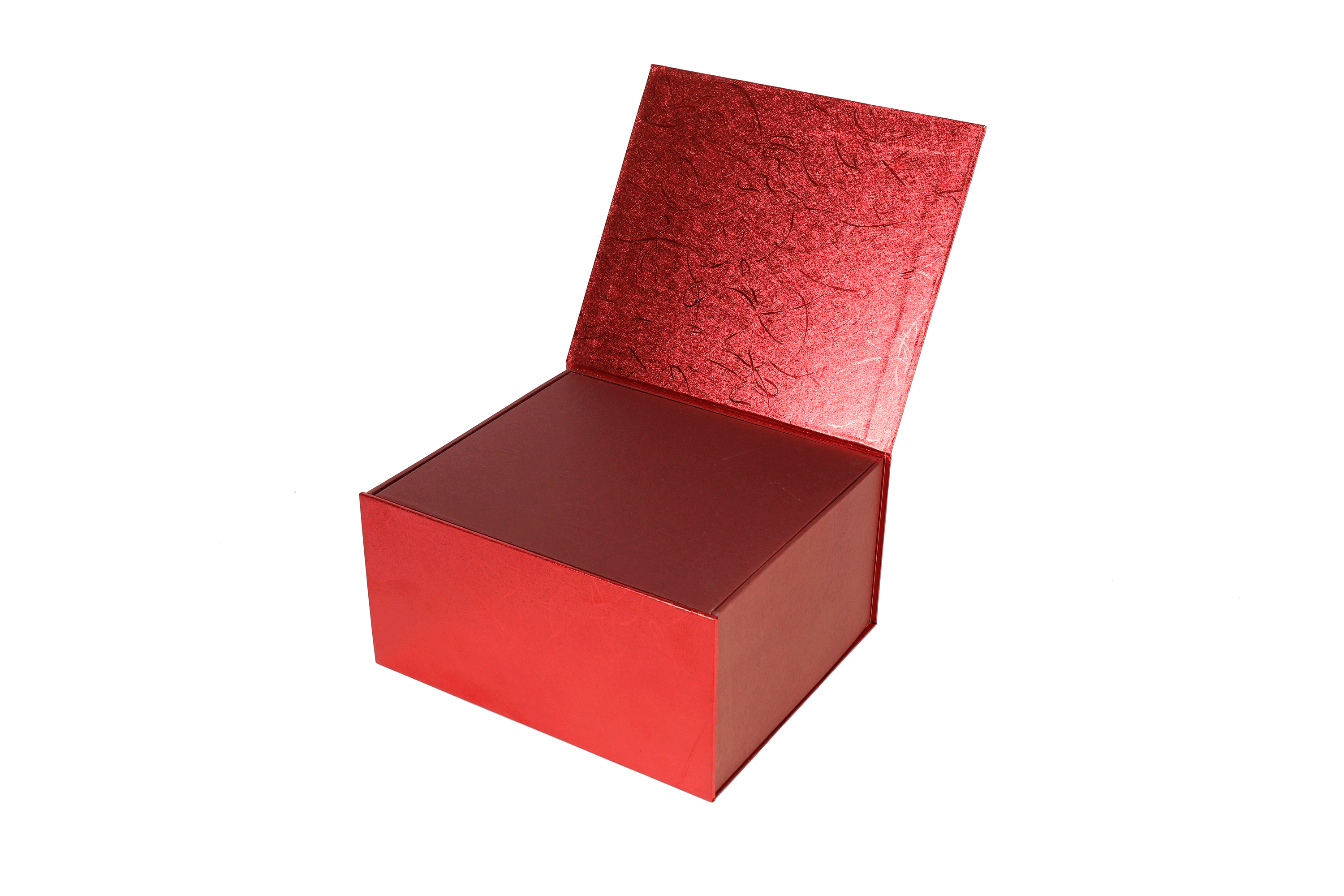 High quality packaging box custom cardboard magnetic box special paper two layer with eva insert