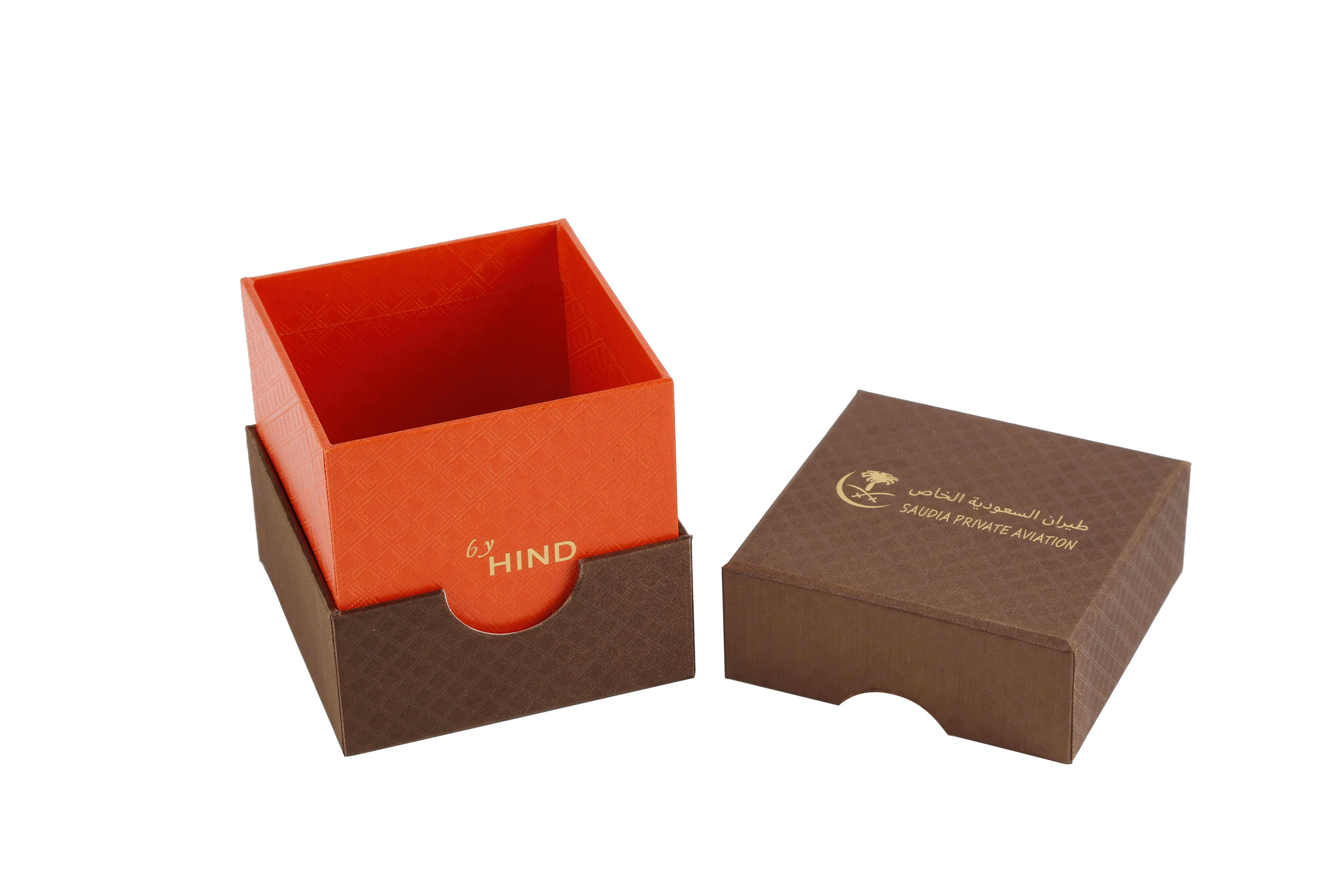 High quality customize paper  box   unique design lid and base  box