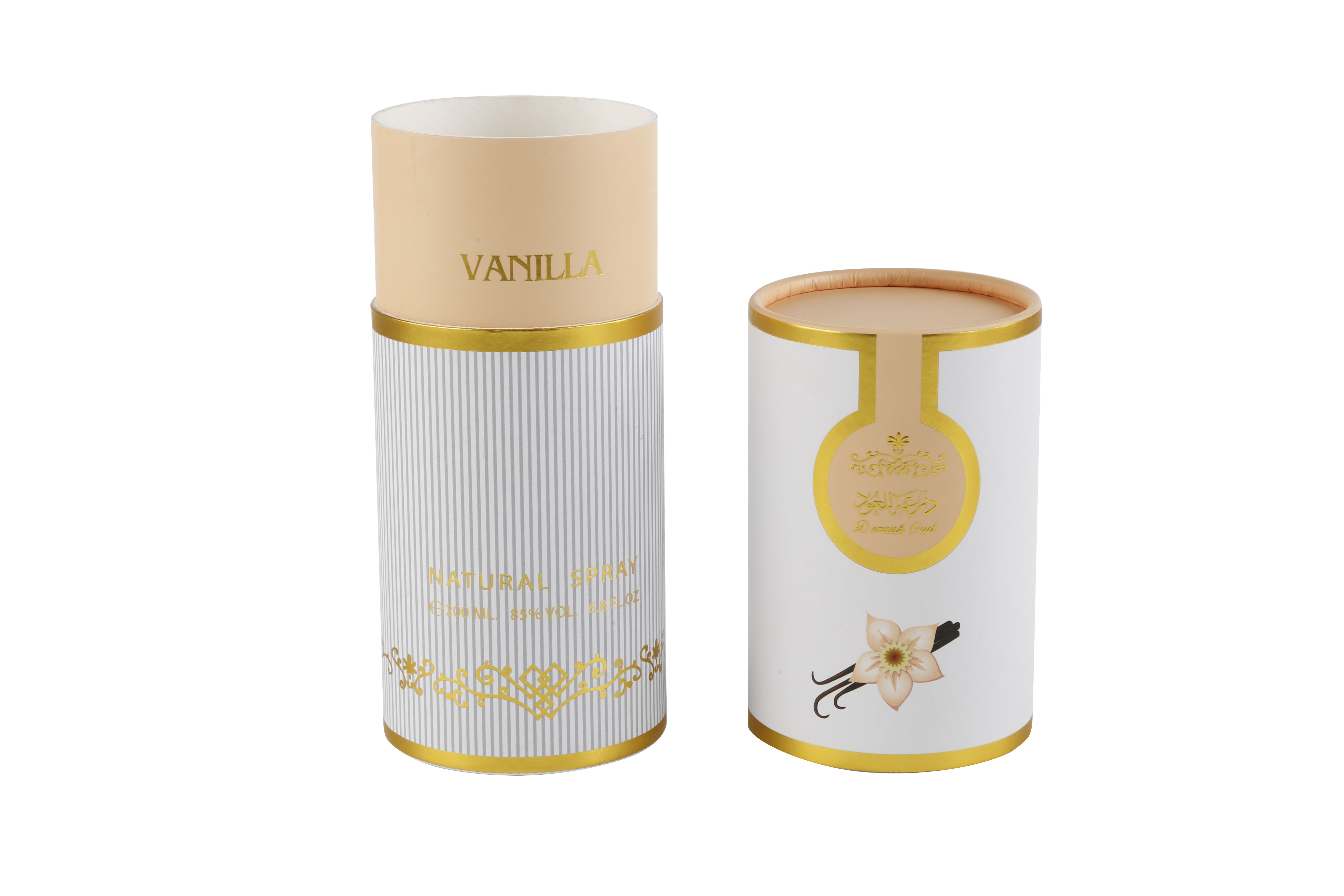 Wholesale custom small cardboard cylinder packaging box paper tube matte gloss tube