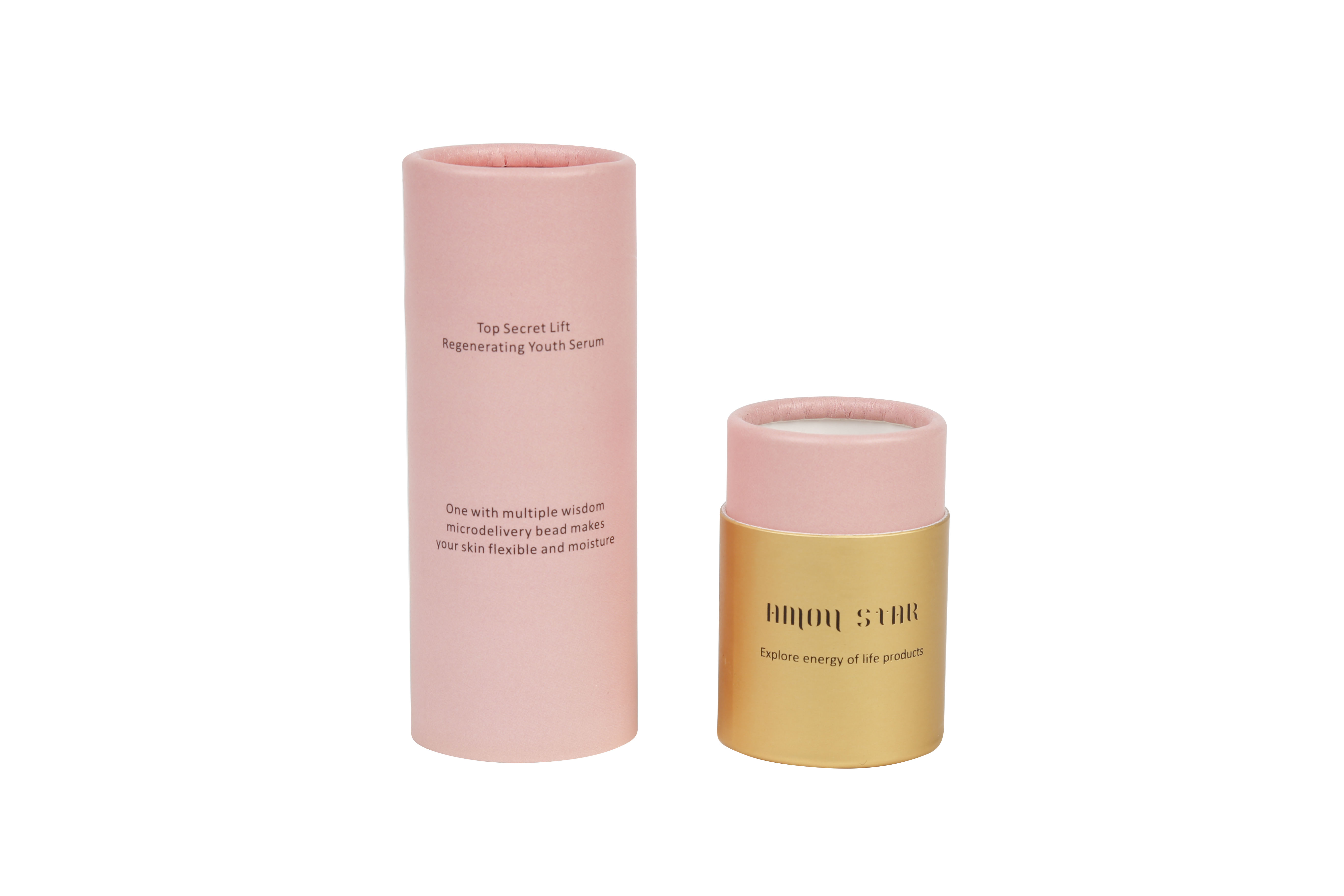 custom design skincare cosmetic cardboard paper tube