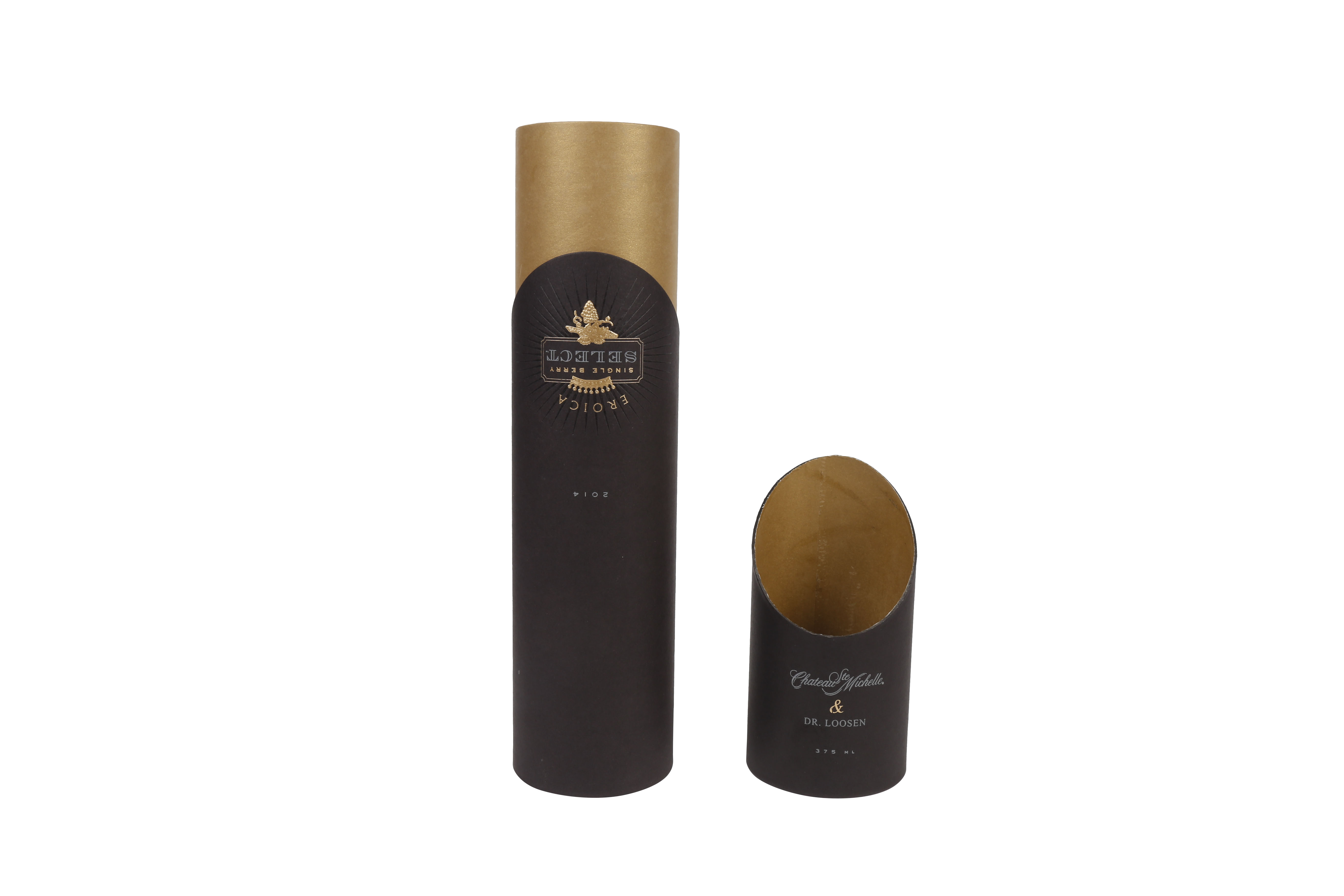 Custom Logo Printed Cardboard Round Tube Cylinder Packaging Box Reed Diffuser Bottle Packaging Cylinder Gift Box