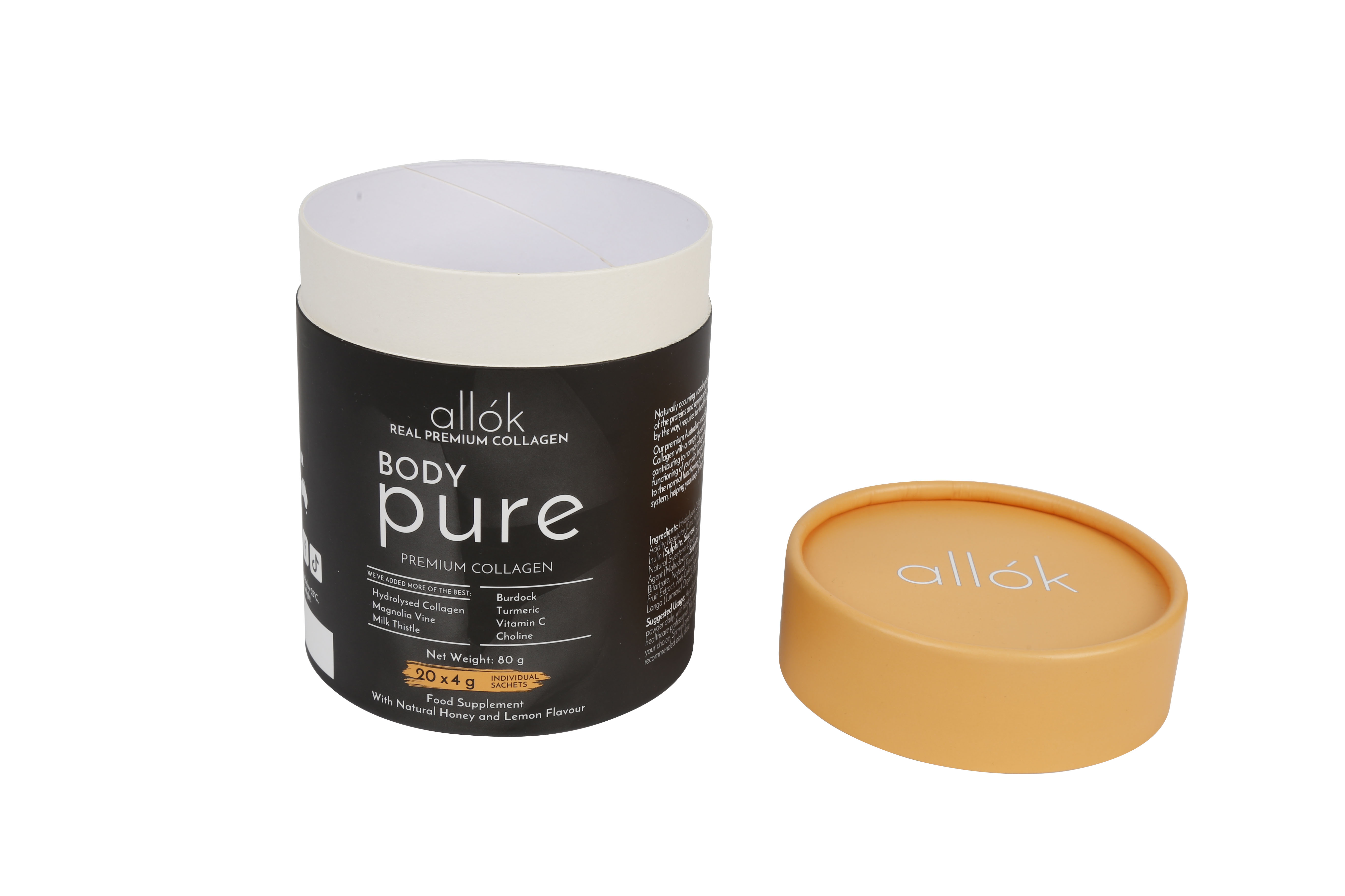 Biodegradable cardboard body cream box packaging luxury custom paper  tube box