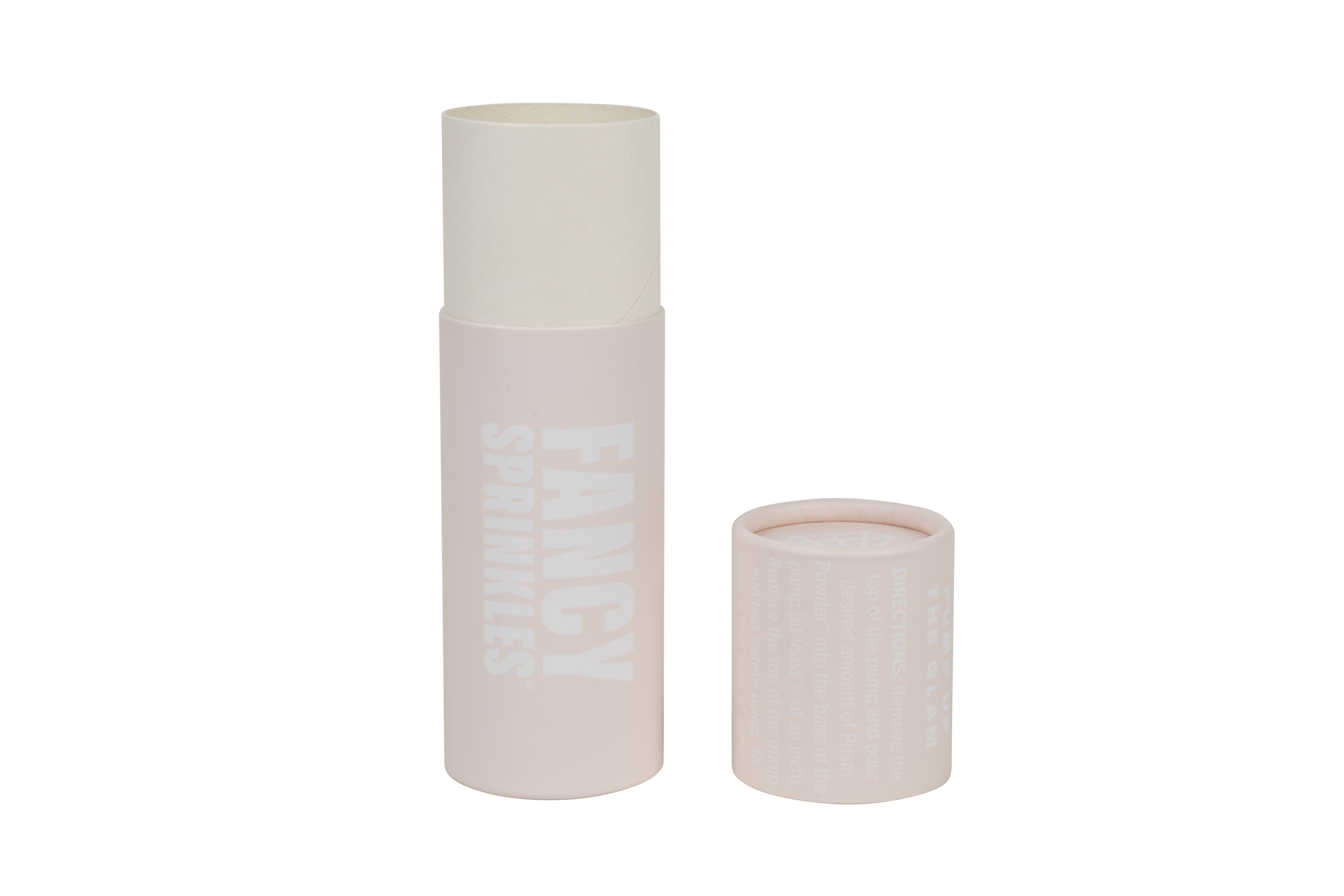Eco friendly round cosmetic containers cylinder packaging box biodegradable kraft paper tube recycled kraft paper box