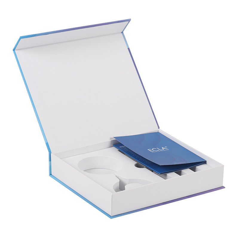 Custom large logo gift box magnetic closure hard rigid cardboard packaging box luxury wig paper box with logo