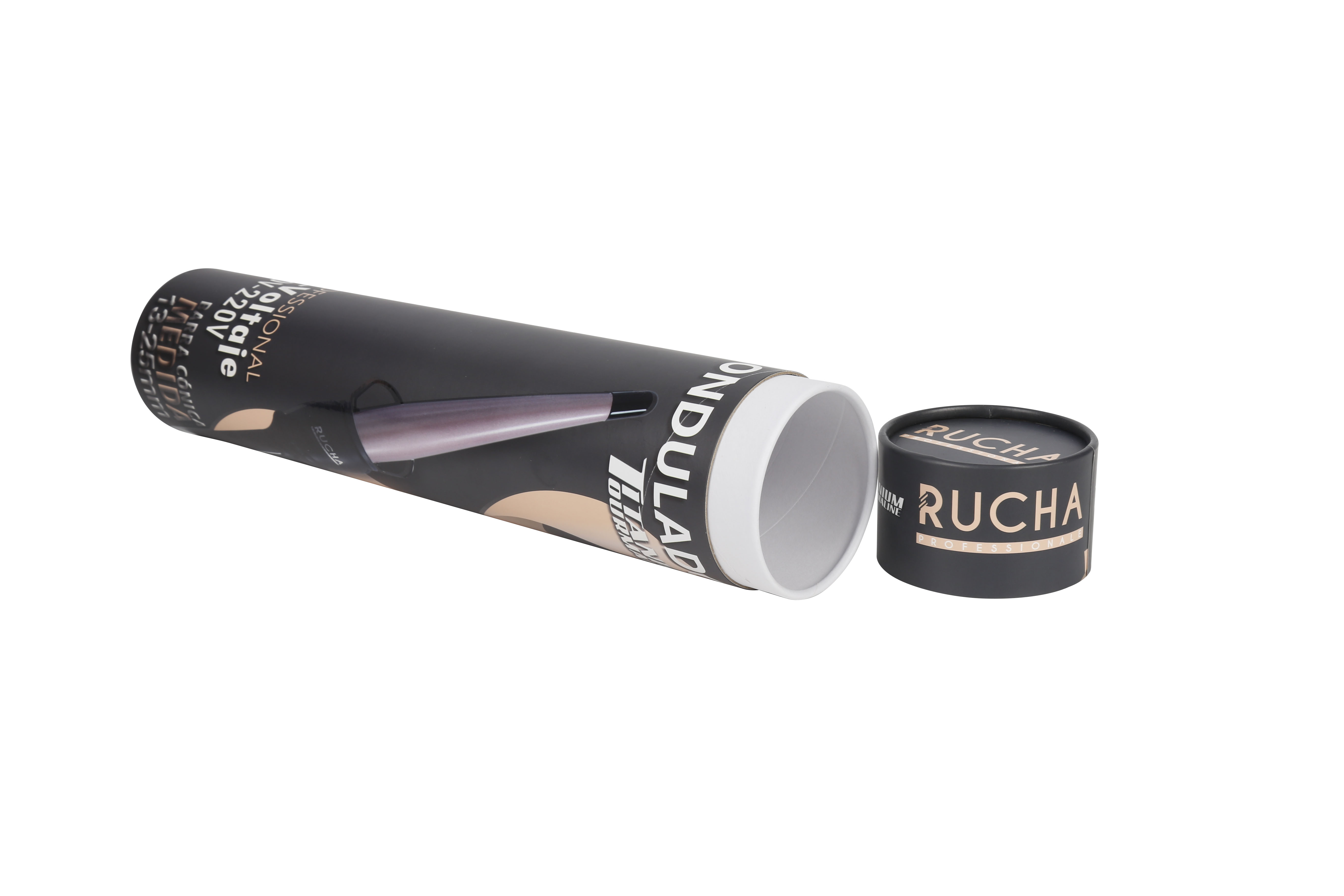 customize long cylinder tube box printed with your logo