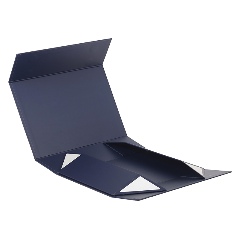 Custom black large folding magnetic gift box luxury foldable rigid cardboard packaging box shoe clothing paper box
