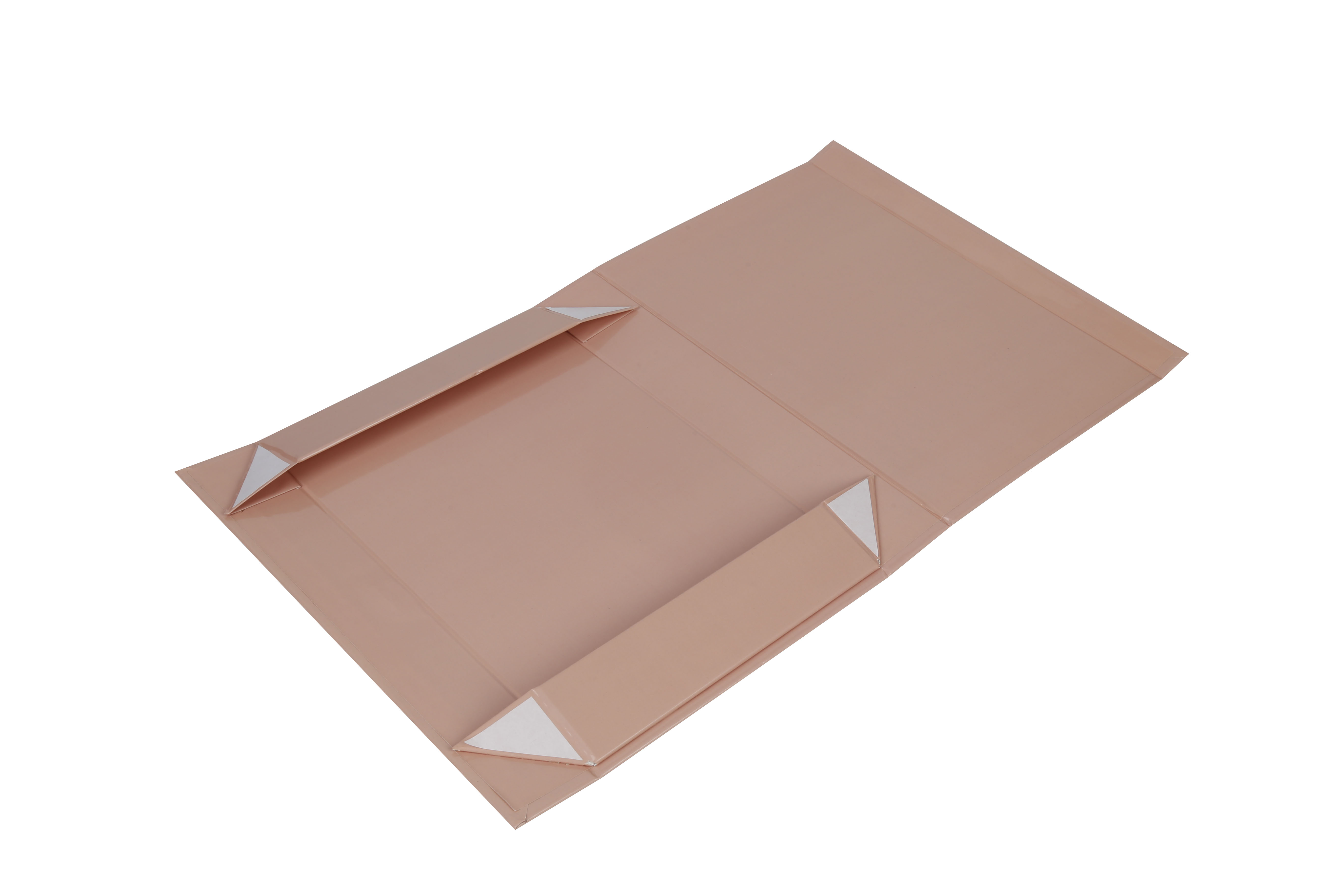 Custom foldable paper nail polish gift boxes pink cardboard false nails package luxury press on nails packaging box