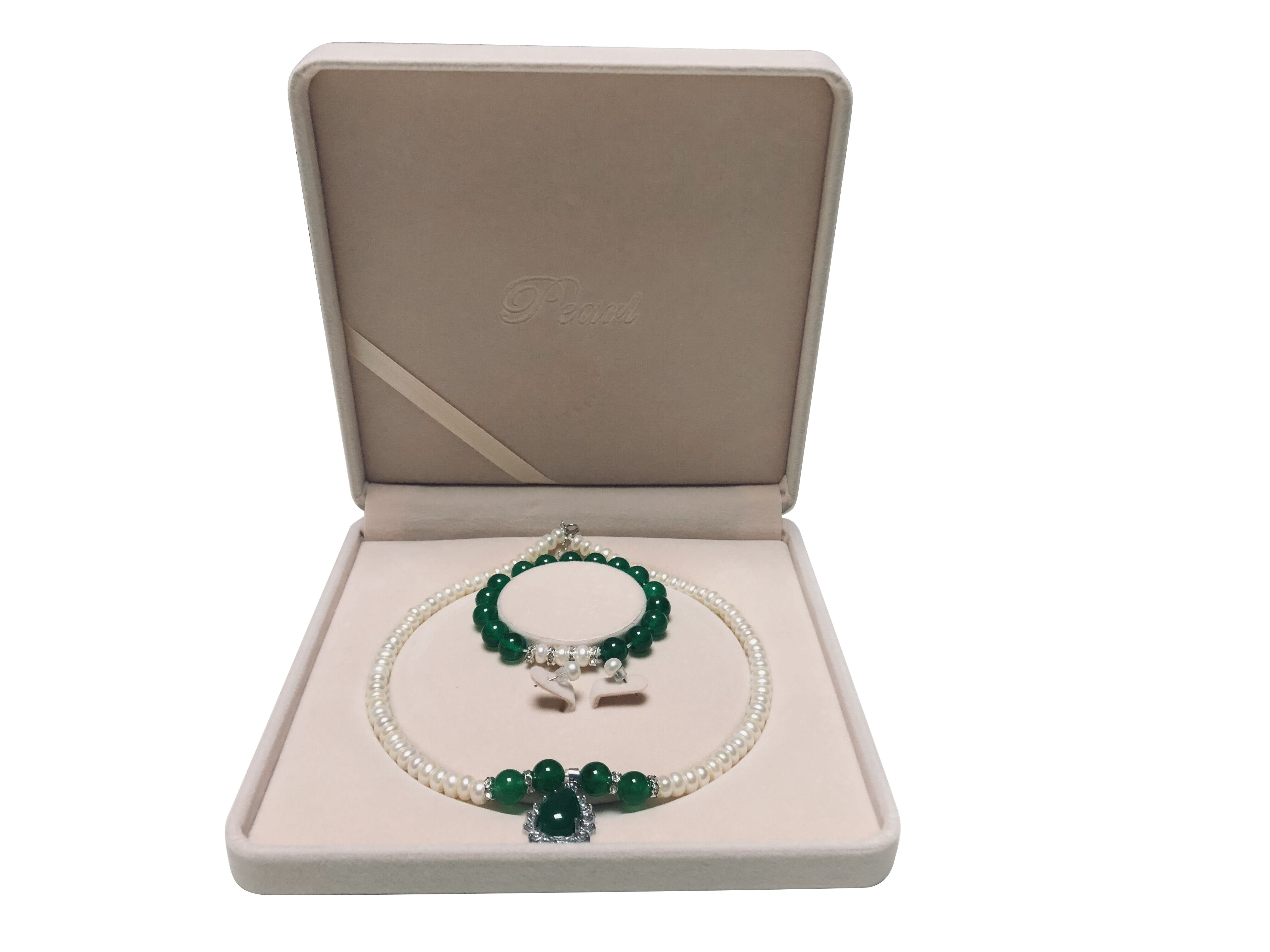 high quality Plastic box jewelry package custom velvet handmade packaging set jewellery box