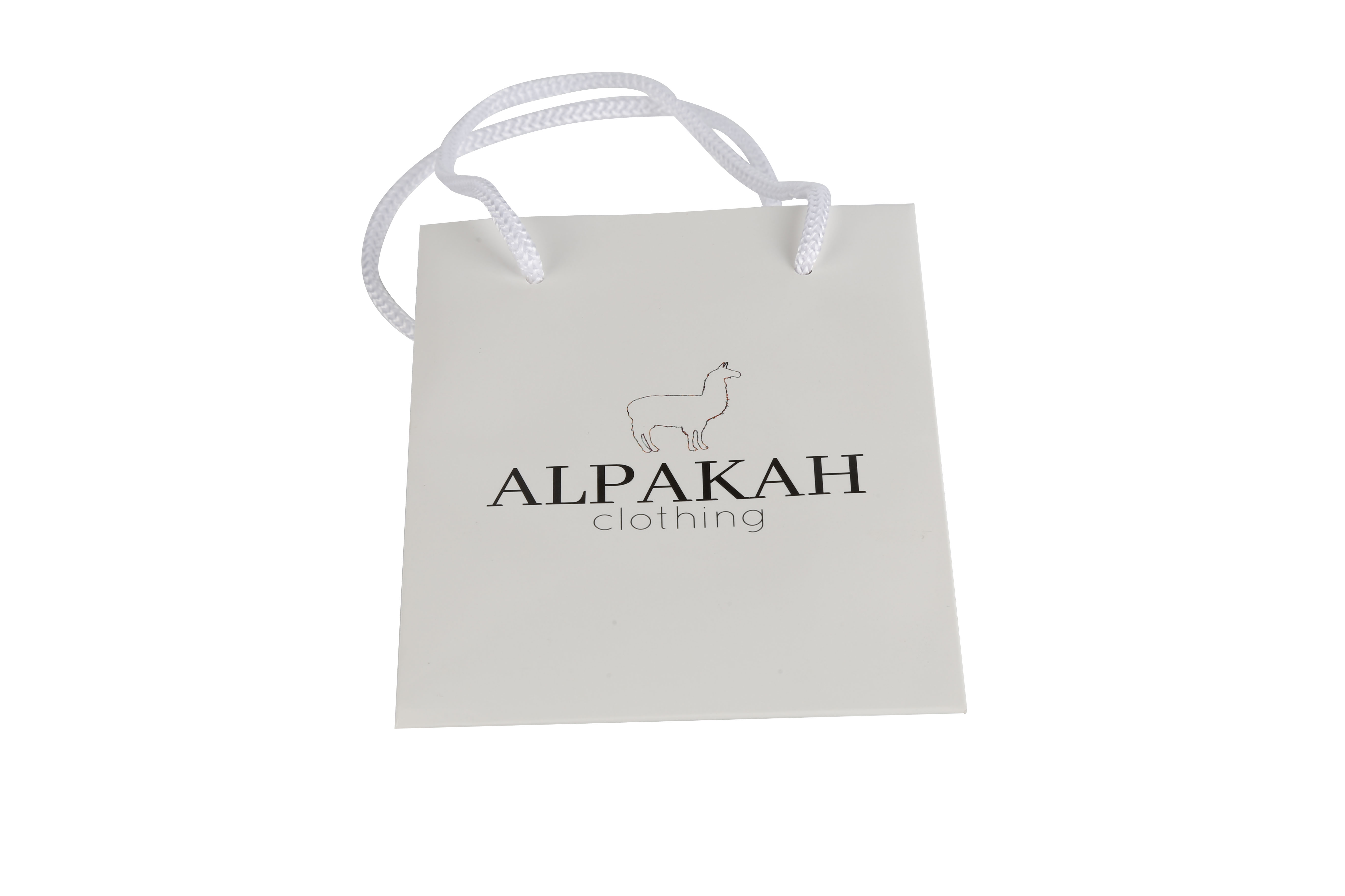 Custom logo folding paper bag  clothes bag for shopping